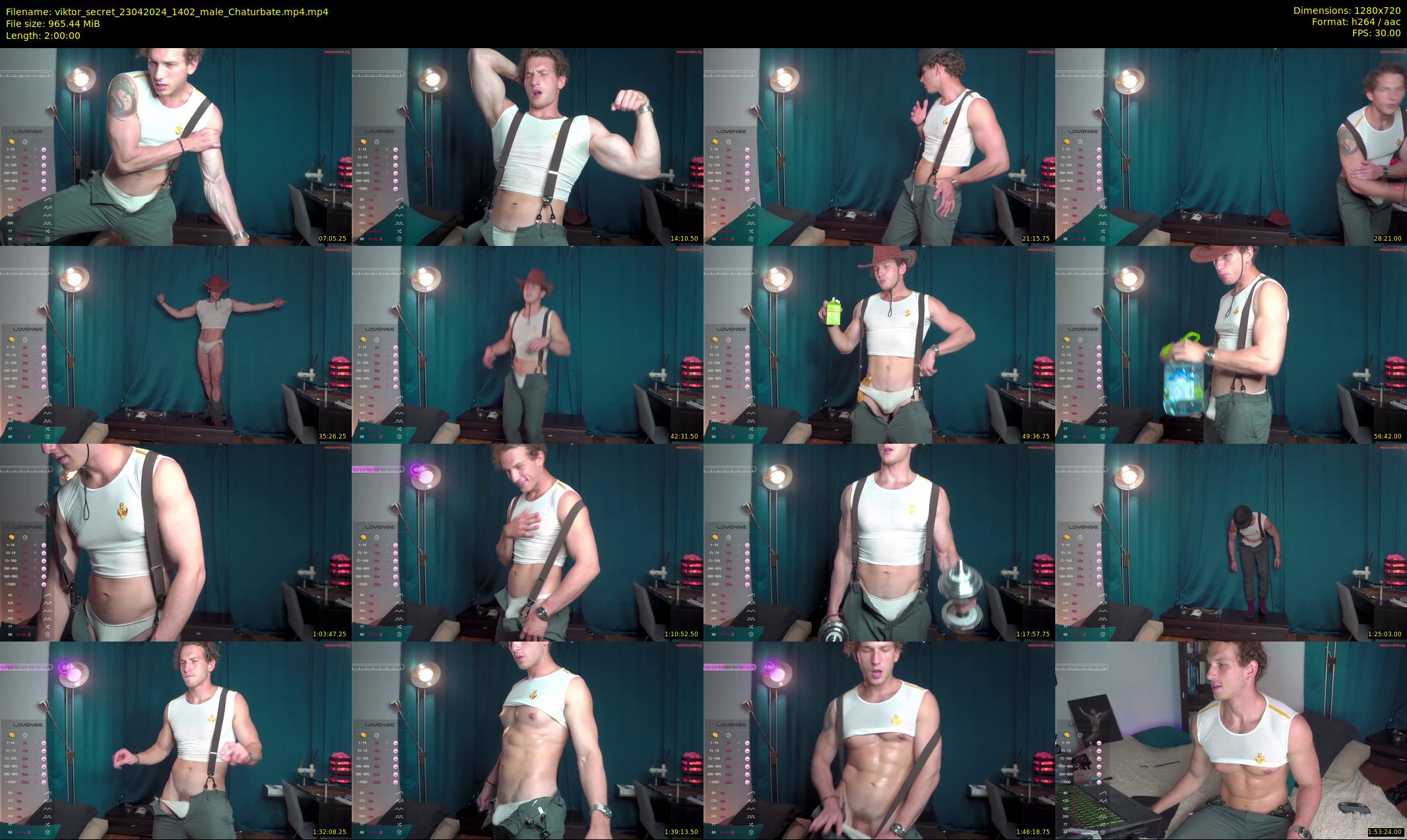 viktor_secret — 120 minute Chaturbate male cam show recording, 720p, Apr 23, 2024