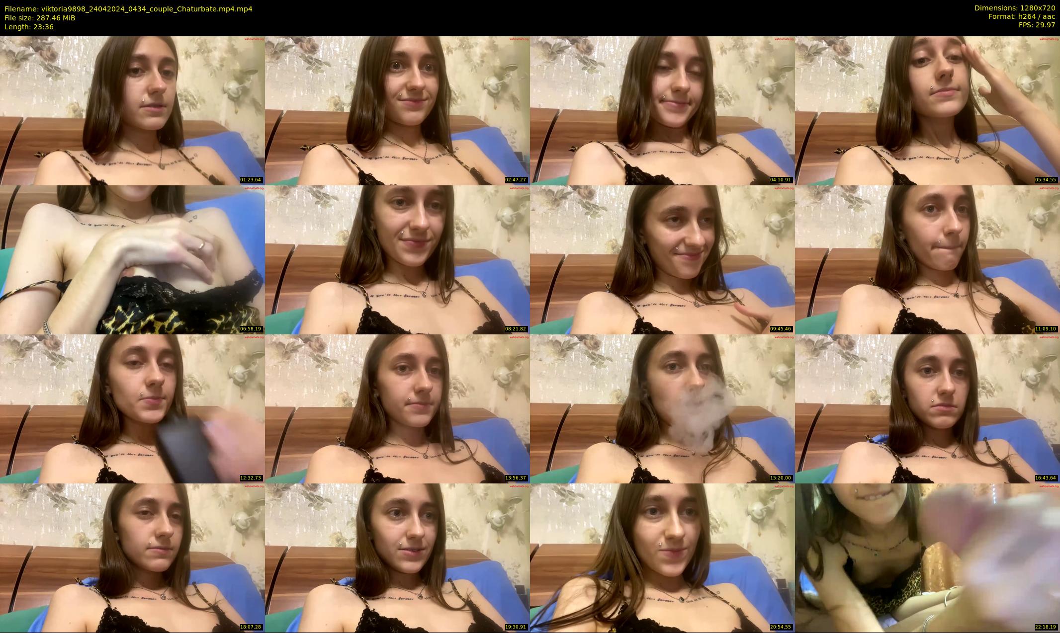 viktoria9898 — 24 minute Chaturbate couple cam show recording, 720p, Apr 24, 2024