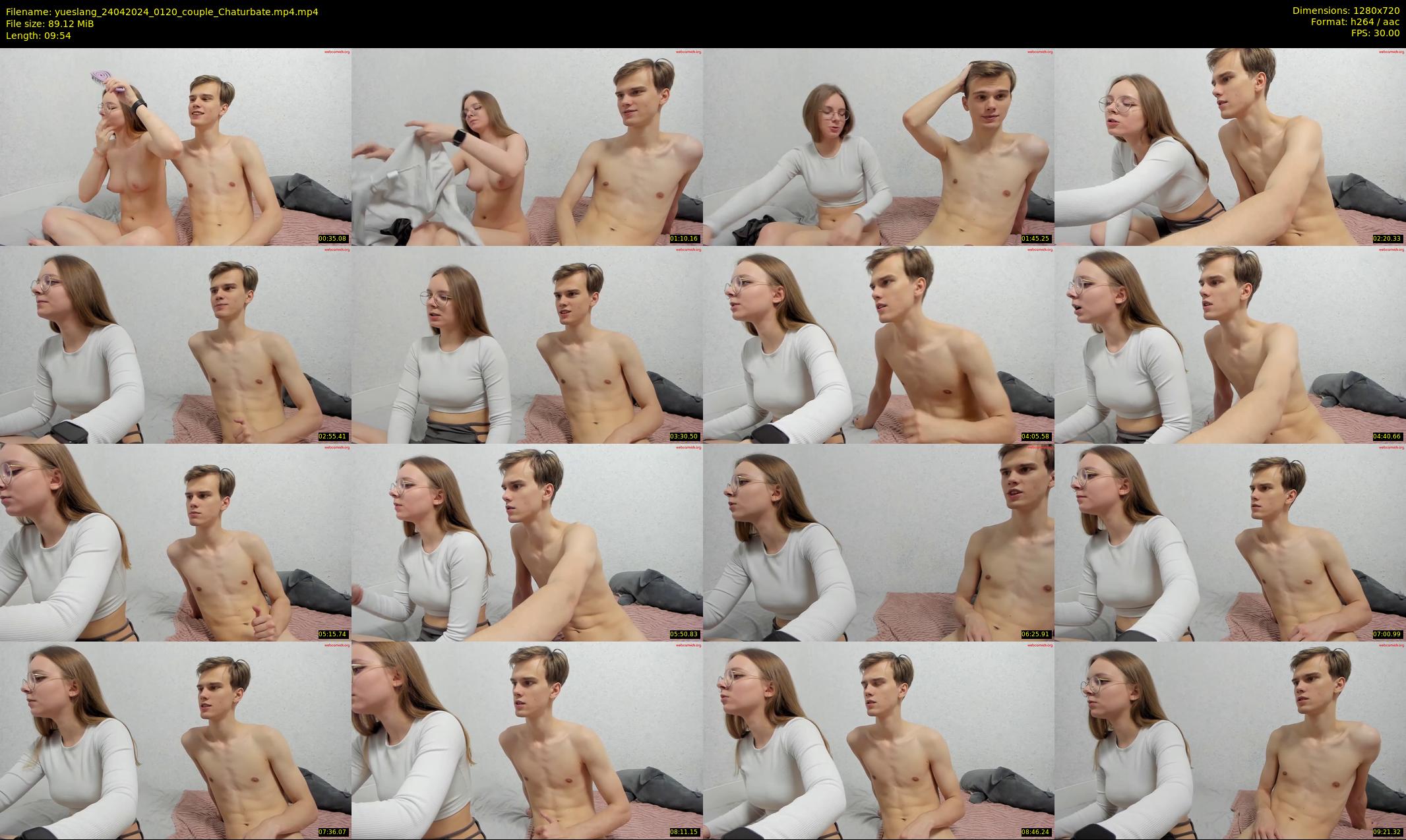yueslang — 10 minute Chaturbate couple cam show recording, 720p, Apr 24, 2024