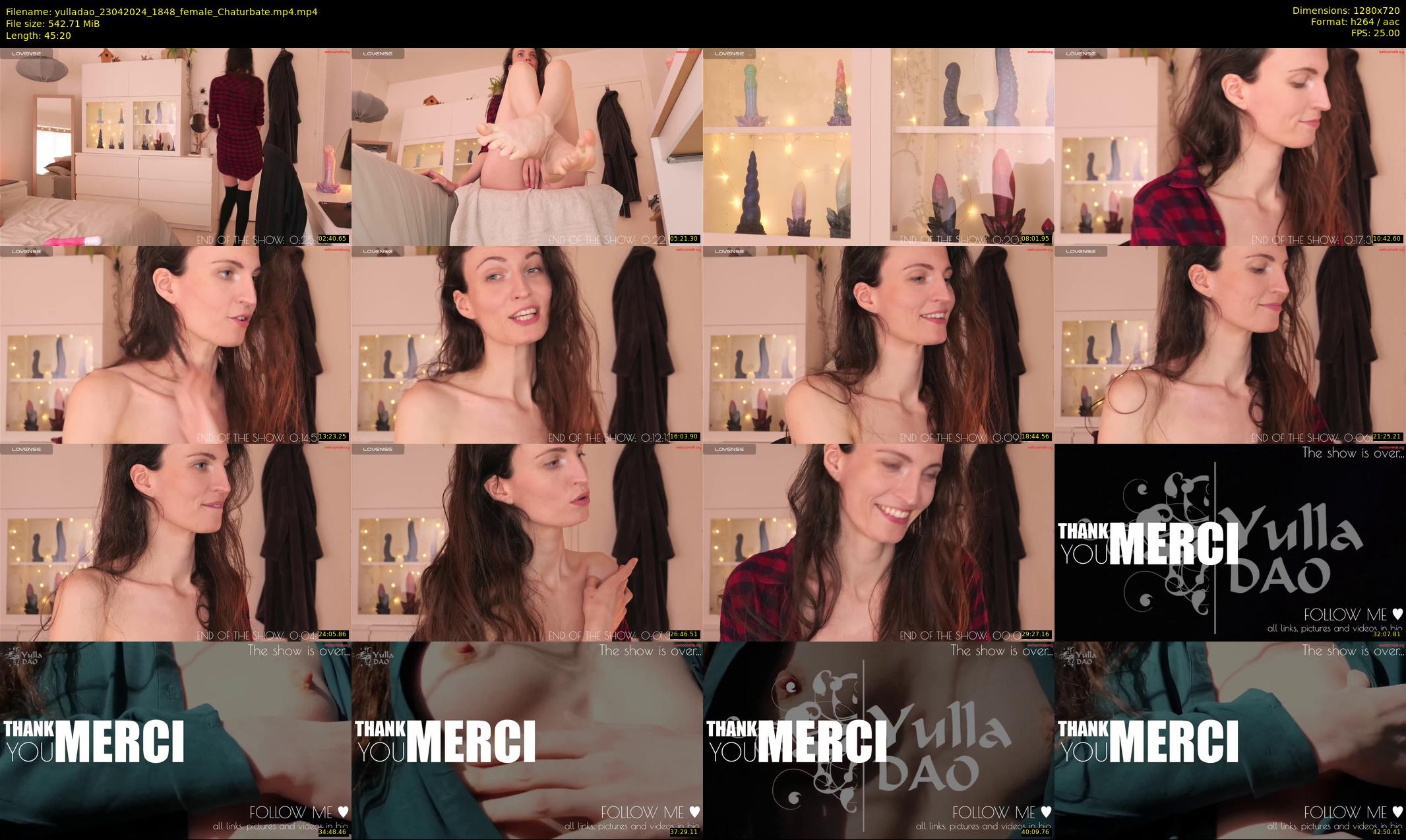 yulladao — 46 minute Chaturbate female cam show recording, 720p, Apr 23, 2024