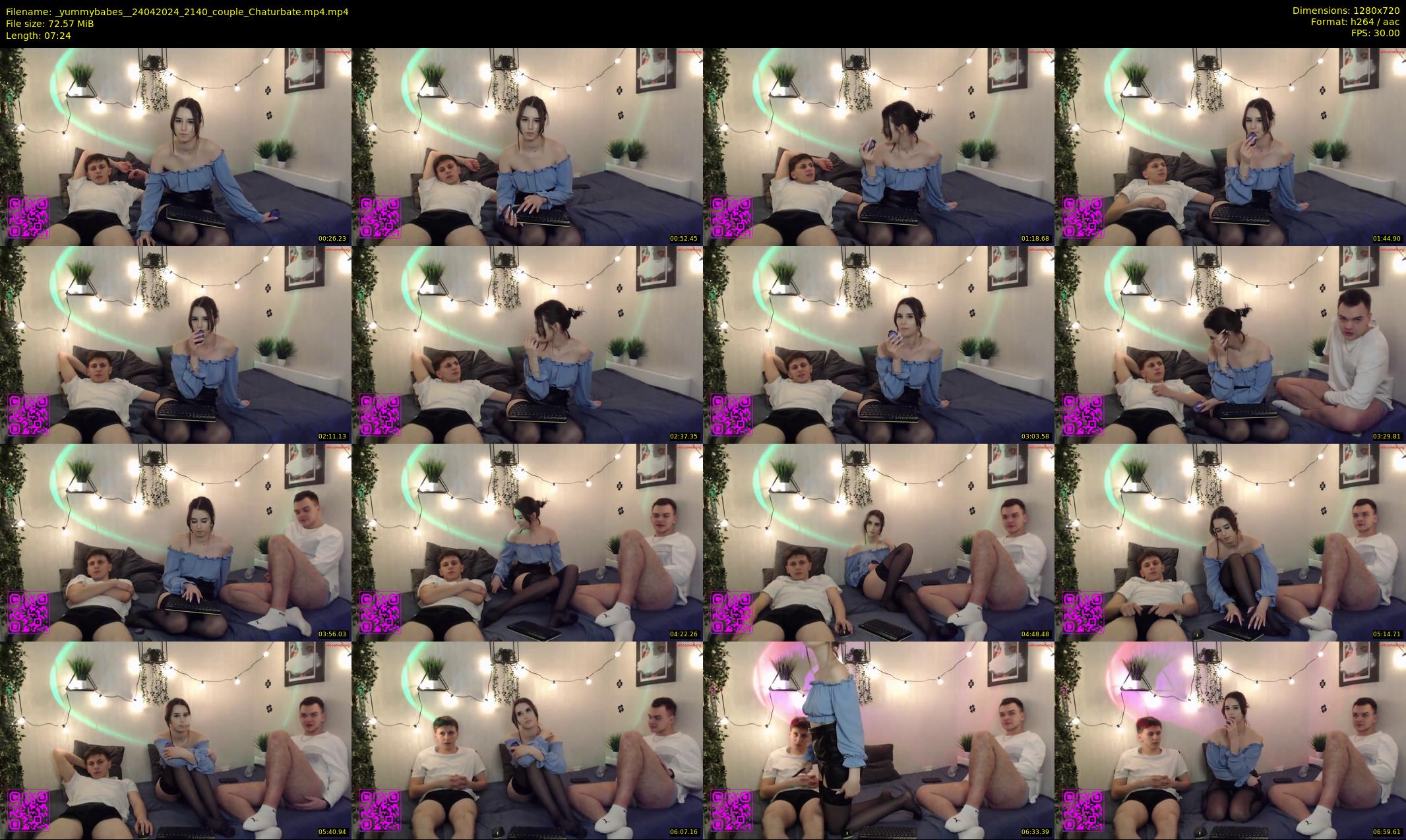 _yummybabes_ — 8 minute Chaturbate couple cam show recording, 720p, Apr 24, 2024