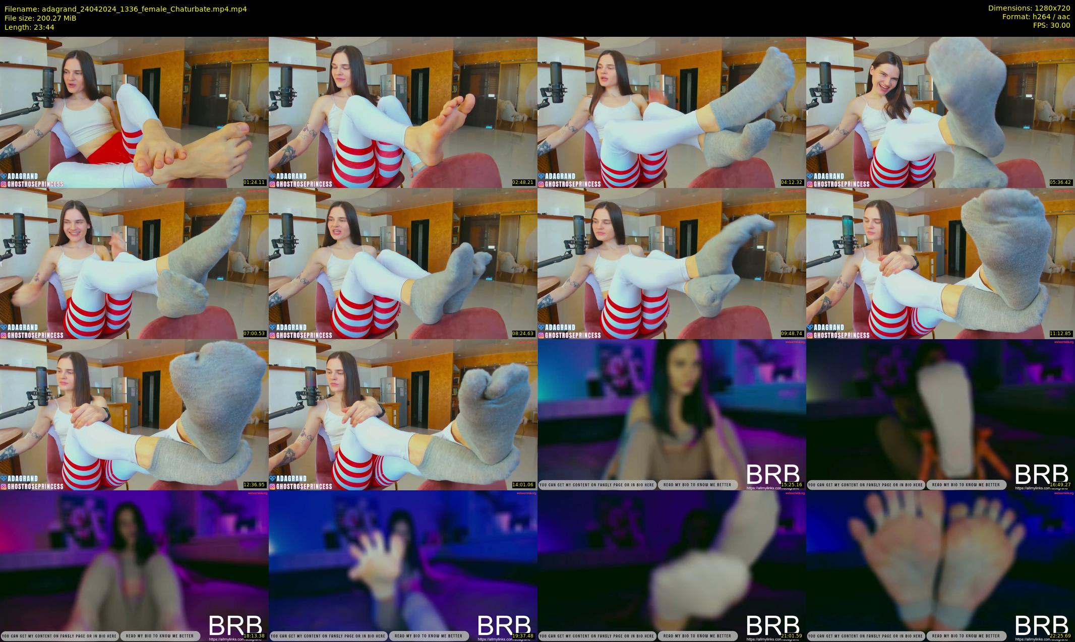 adagrand — 24 minute Chaturbate female cam show recording, 720p, Apr 24, 2024