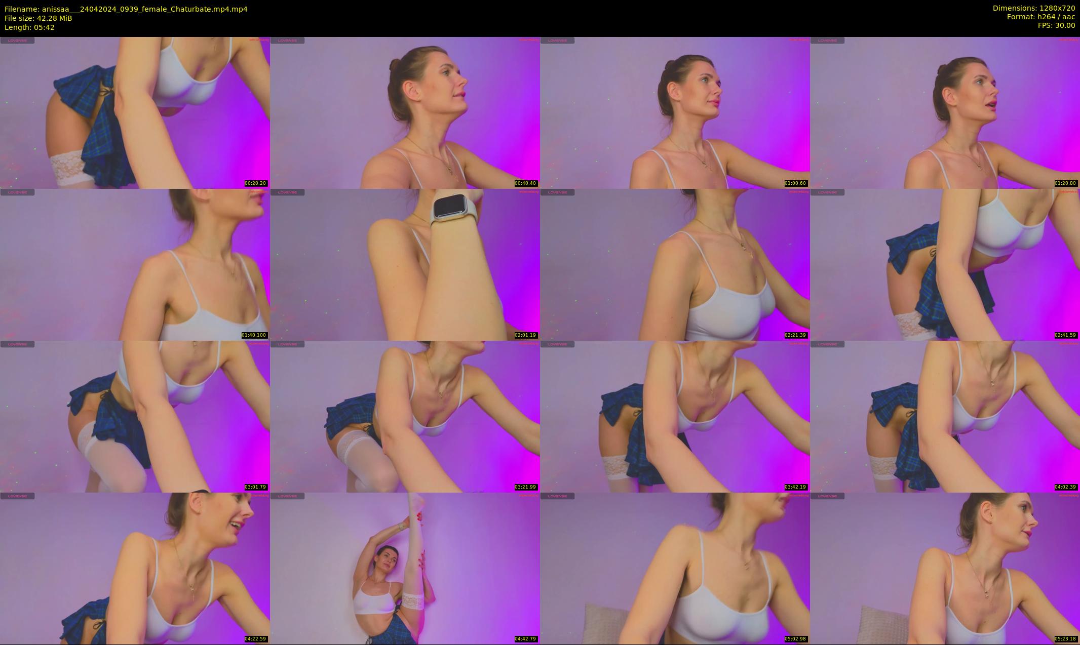 anissaa__ — 6 minute Chaturbate female cam show recording, 720p, Apr 24, 2024