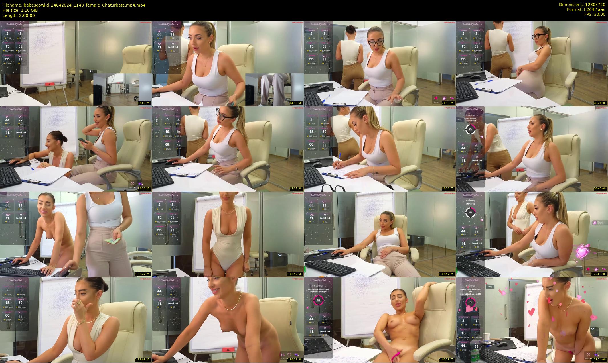 babesgowild — 120 minute Chaturbate couple cam show recording, 720p, Apr 24, 2024
