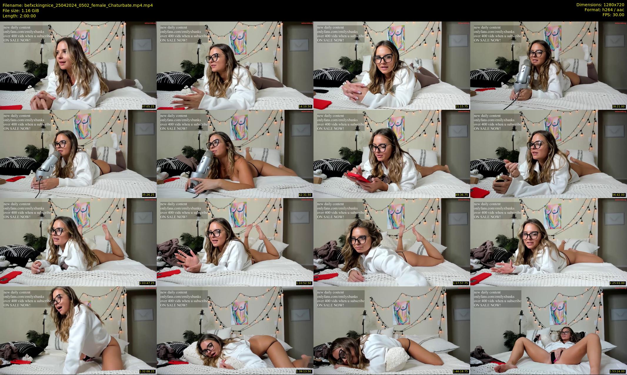 befxckingnice — 120 minute Chaturbate female cam show recording, 720p, Apr 25, 2024