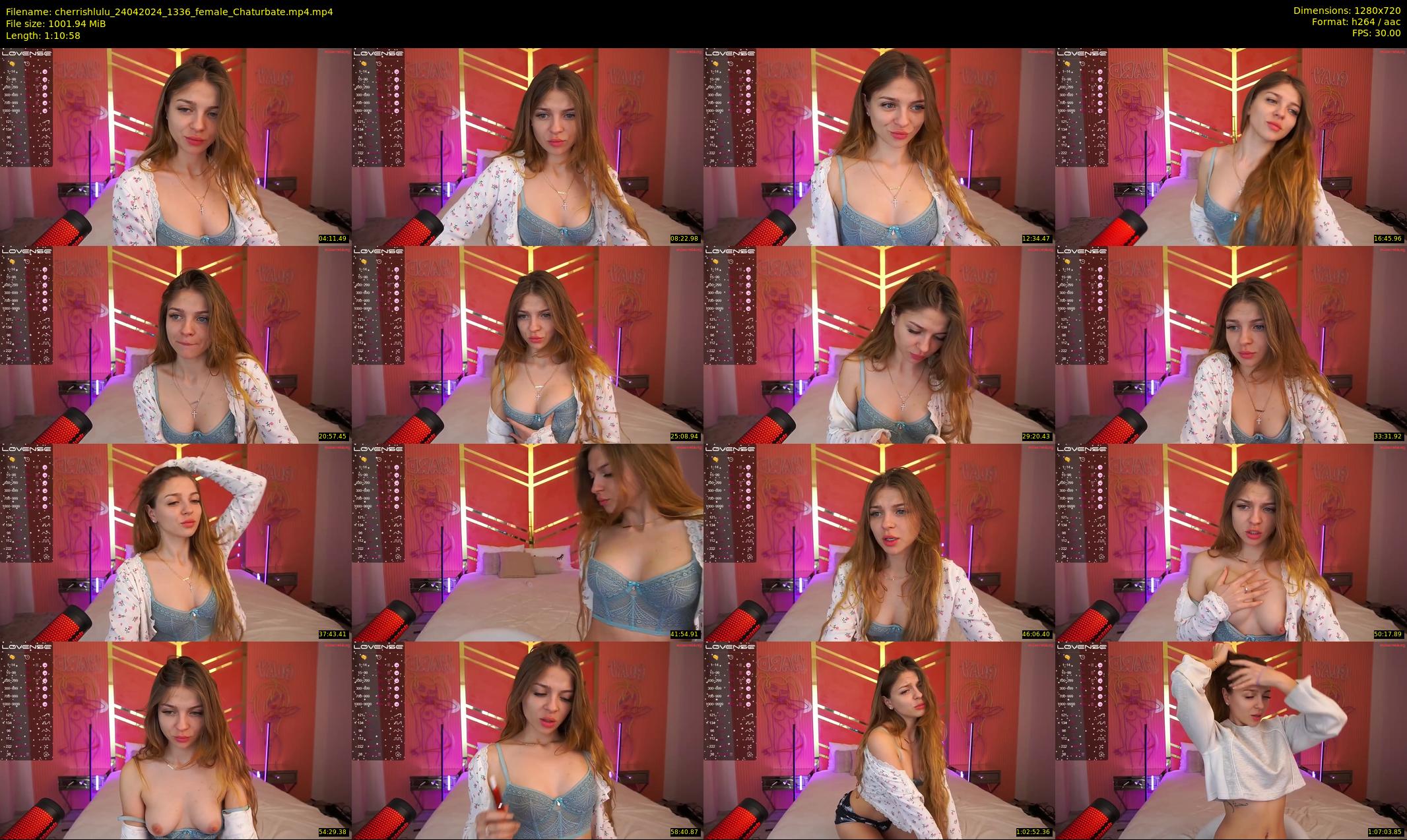 cherrishlulu — 71 minute Chaturbate female cam show recording, 720p, Apr 24, 2024