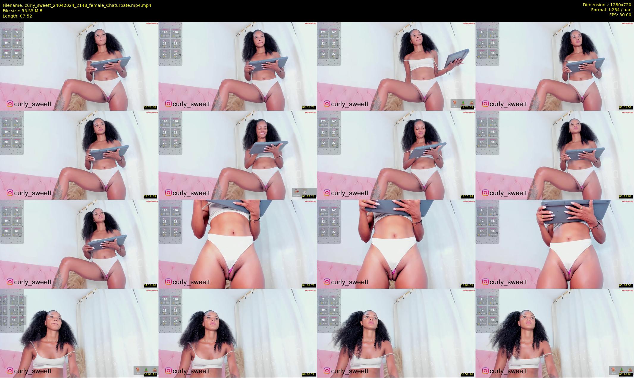 curly_sweett — 8 minute Chaturbate female cam show recording, 720p, Apr 24, 2024