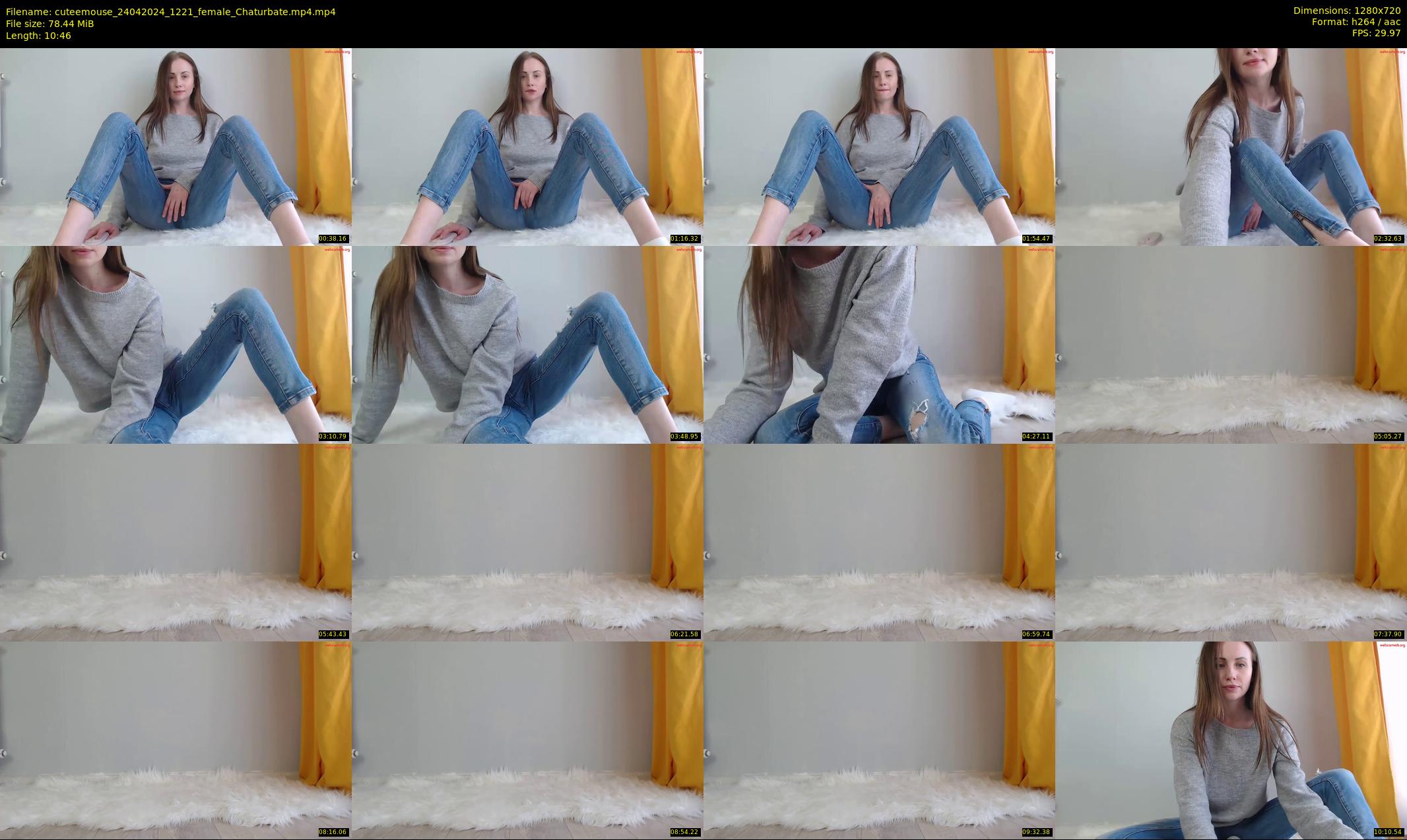 cuteemouse — 11 minute Chaturbate female cam show recording, 720p, Apr 24, 2024