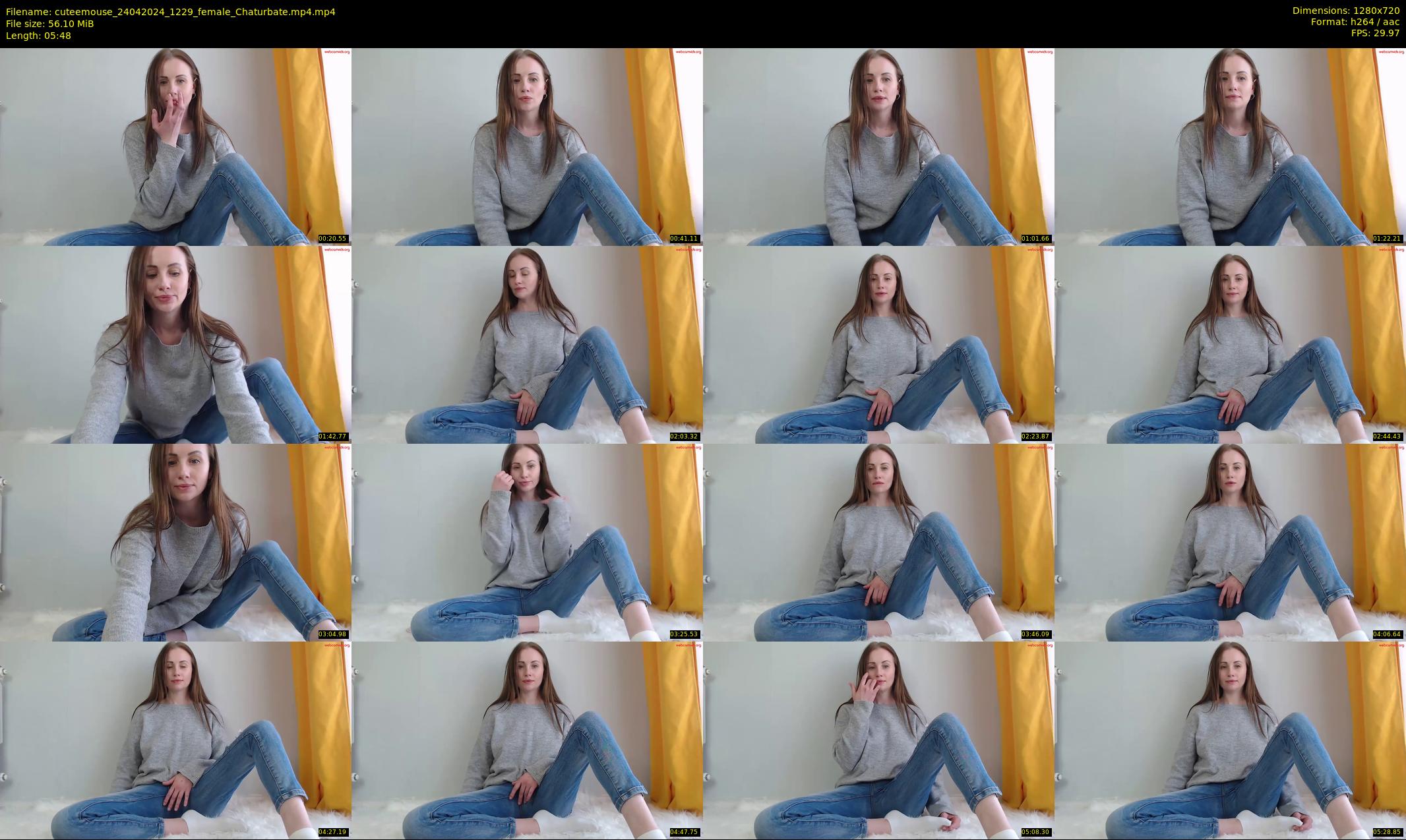 cuteemouse — 6 minute Chaturbate female cam show recording, 720p, Apr 24, 2024