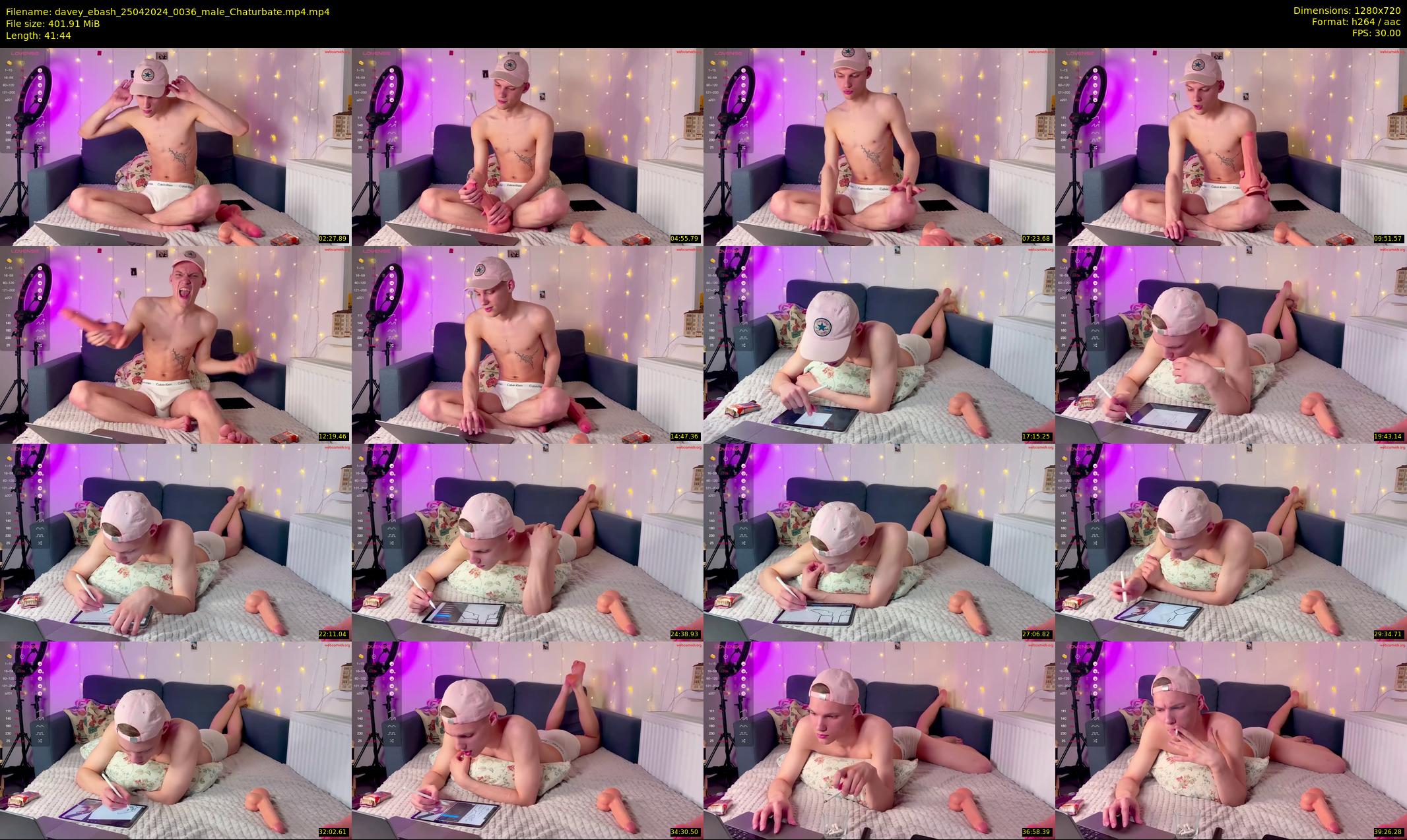 davey_ebash — 42 minute Chaturbate male cam show recording, 720p, Apr 25, 2024