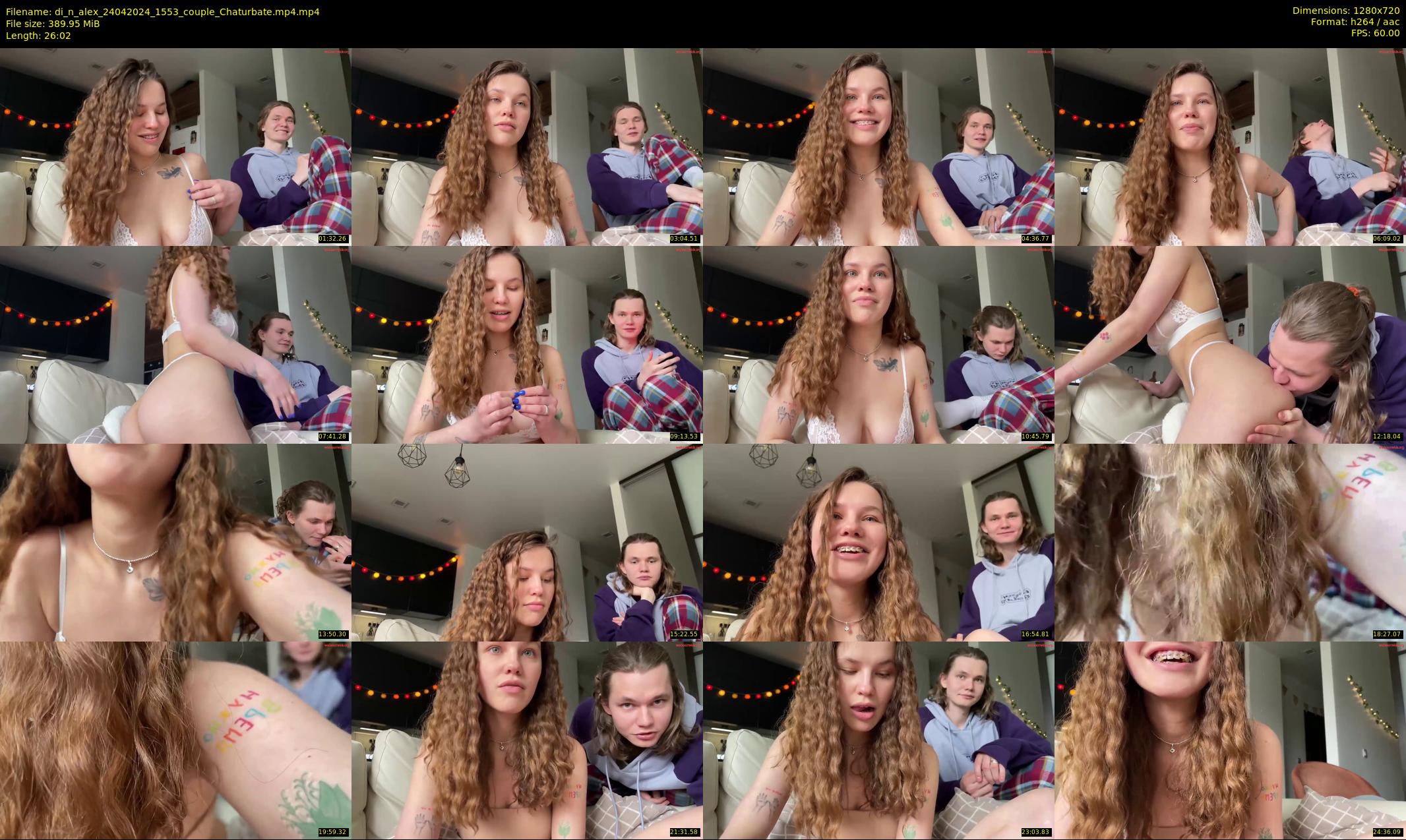 di_n_alex — 27 minute Chaturbate couple cam show recording, 720p, Apr 24, 2024