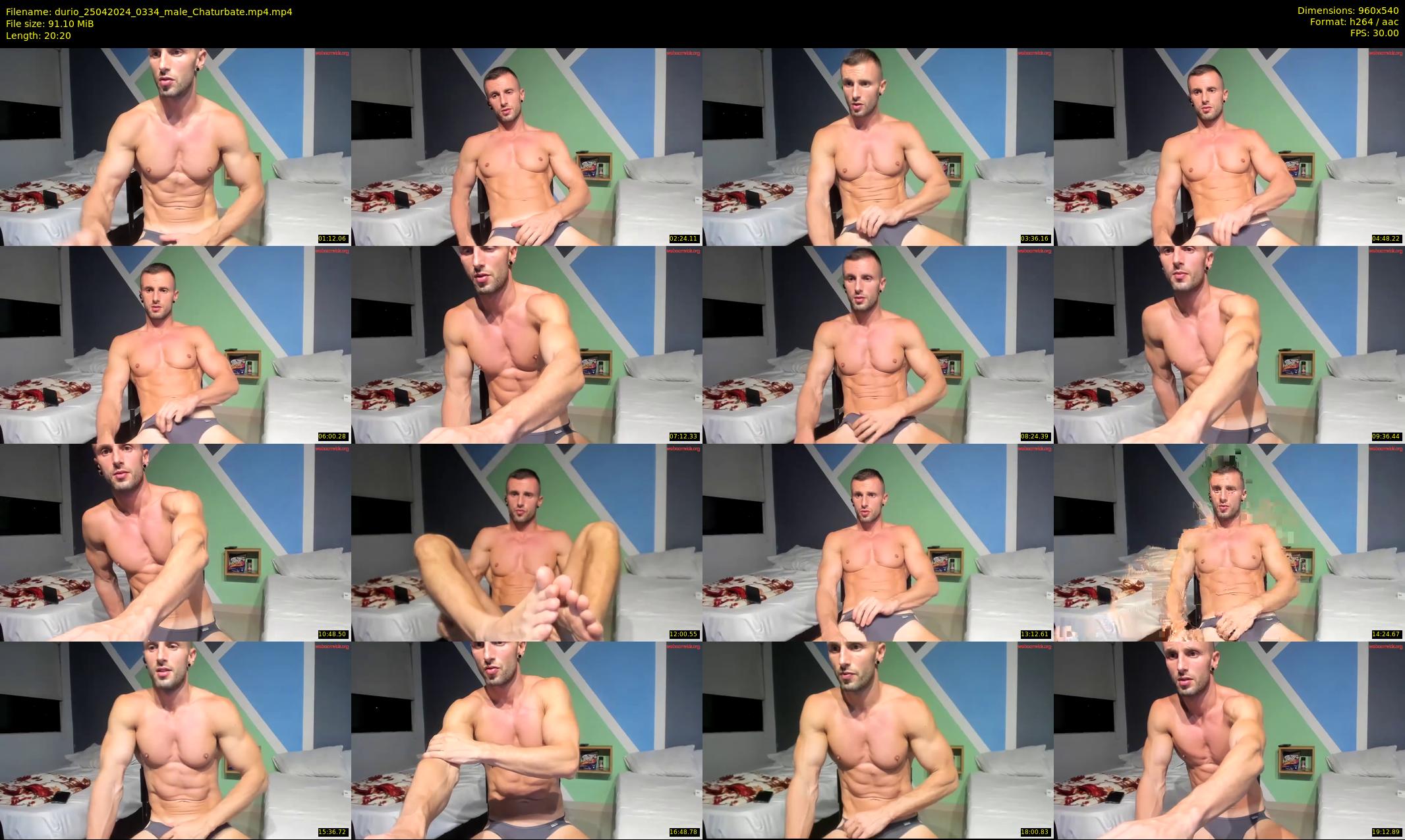 durio — 21 minute Chaturbate male cam show recording, 480p, Apr 25, 2024