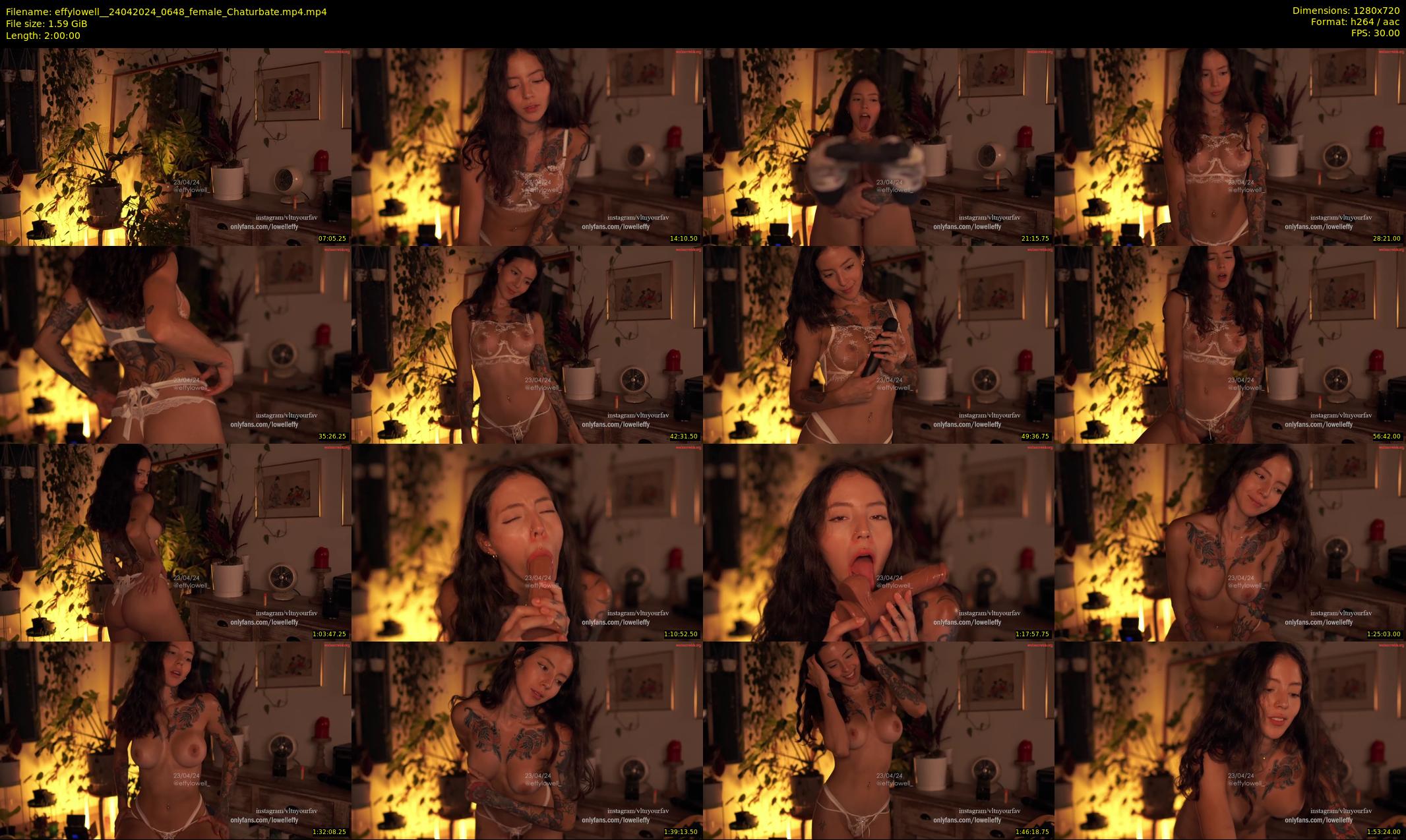 effylowell_ — 120 minute Chaturbate female cam show recording, 720p, Apr 24, 2024