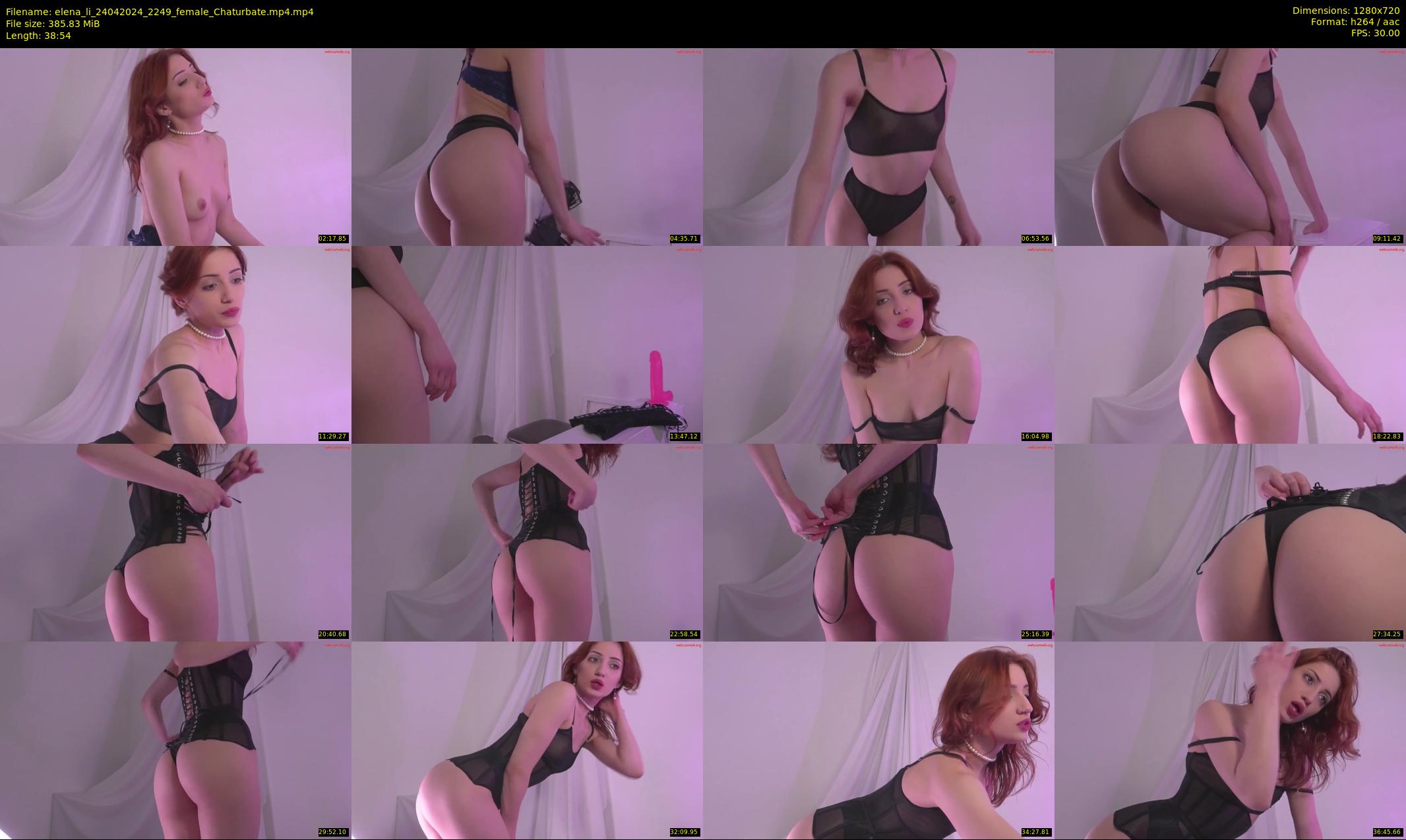 elena_li — 39 minute Chaturbate female cam show recording, 720p, Apr 24, 2024