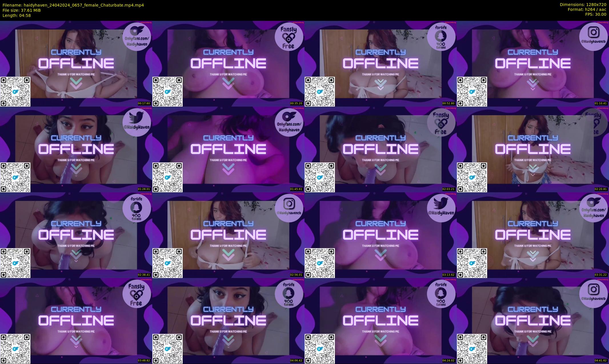 haidyhaven — 5 minute Chaturbate female cam show recording, 720p, Apr 24, 2024