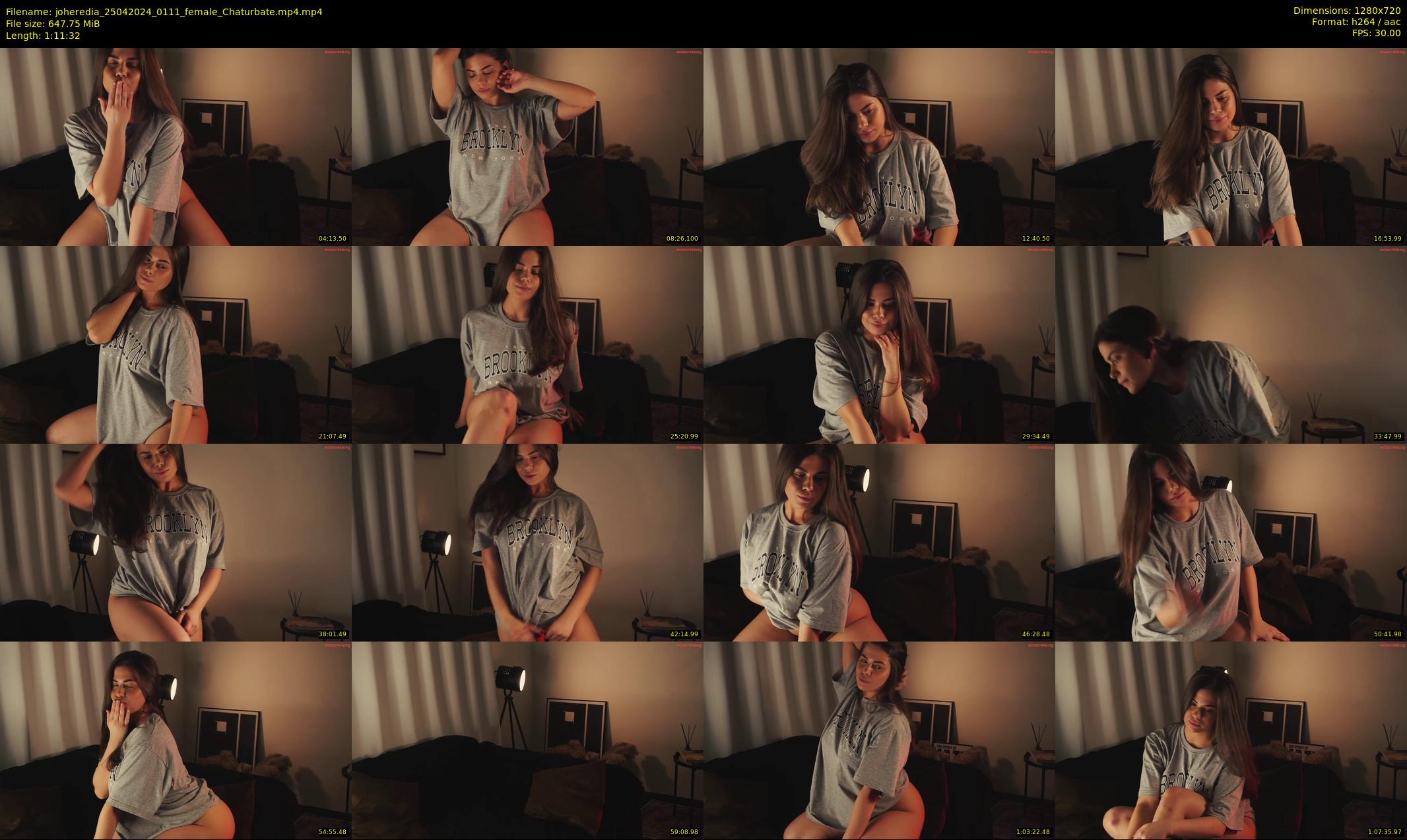 joheredia — 72 minute Chaturbate female cam show recording, 720p, Apr 25, 2024