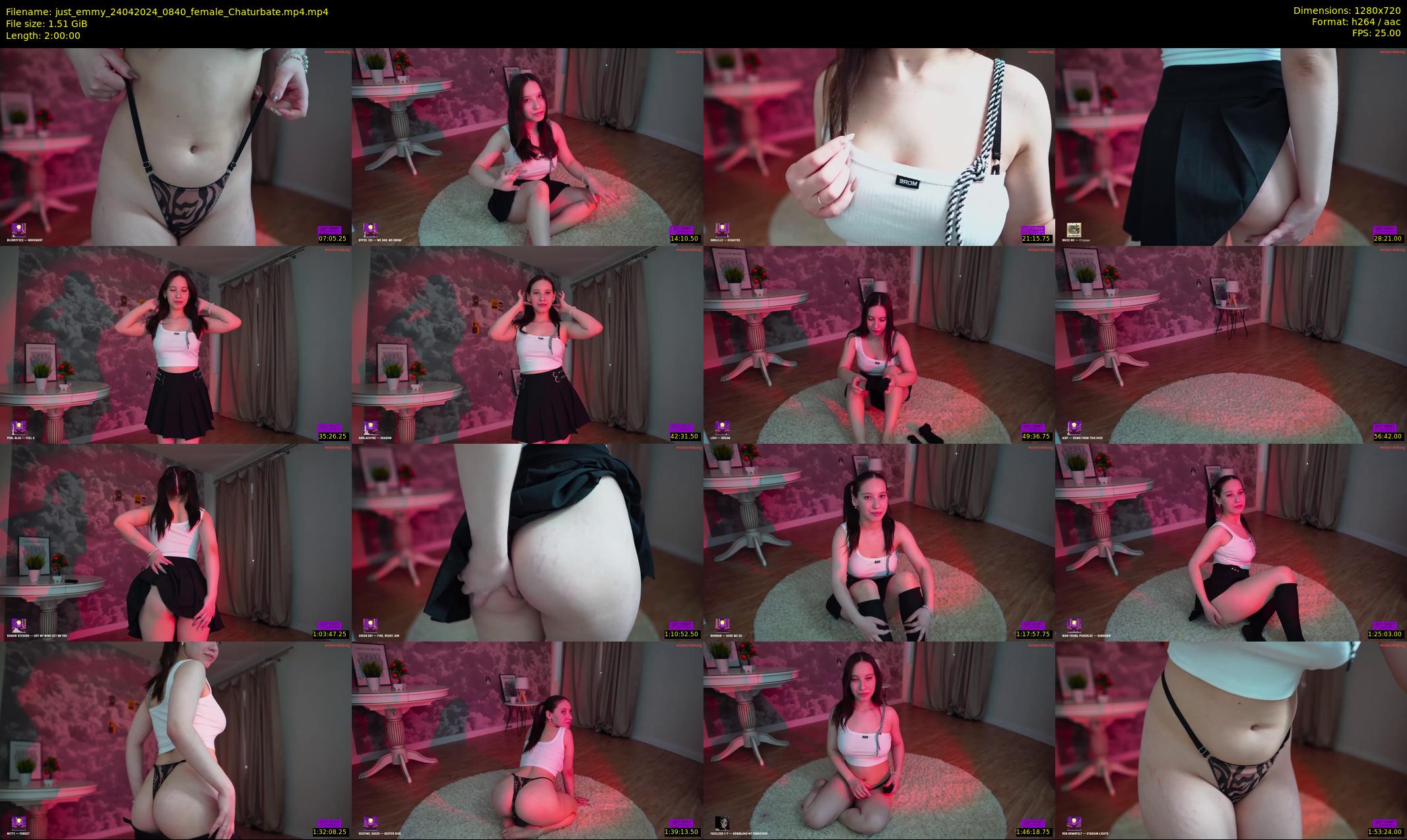 just_emmy — 120 minute Chaturbate female cam show recording, 720p, Apr 24, 2024