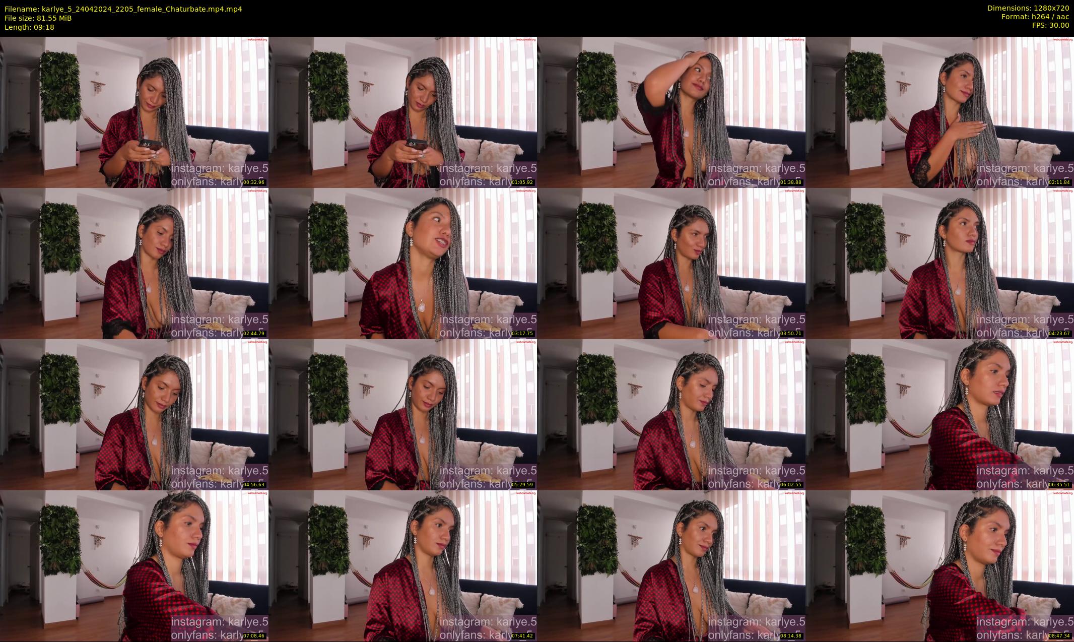 karlye_5 — 10 minute Chaturbate female cam show recording, 720p, Apr 24, 2024
