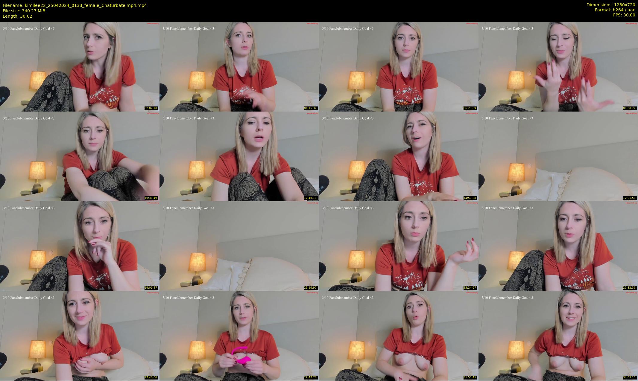 kimilee22 — 37 minute Chaturbate female cam show recording, 720p, Apr 25, 2024