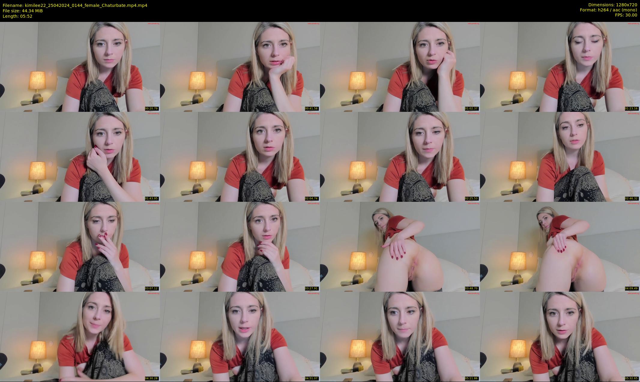 kimilee22 — 6 minute Chaturbate female cam show recording, 720p, Apr 25, 2024