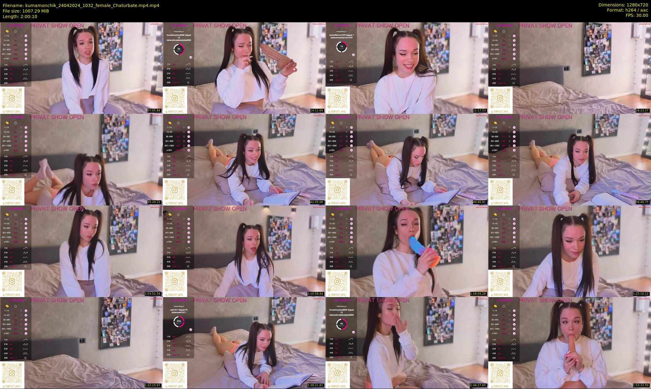 kumamonchik — 121 minute Chaturbate couple cam show recording, 720p, Apr 24, 2024