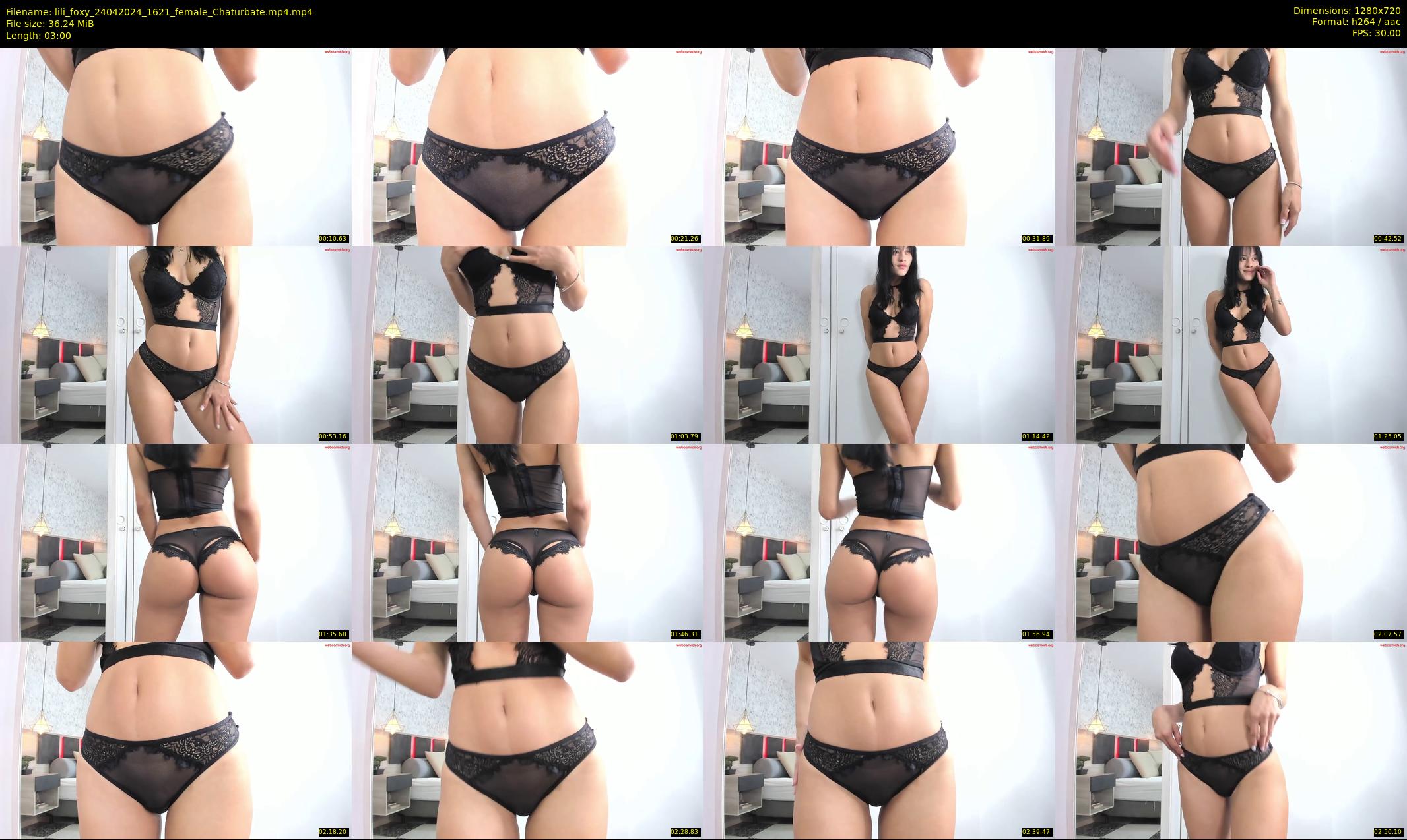 lili_foxy — 3 minute Chaturbate female cam show recording, 720p, Apr 24, 2024
