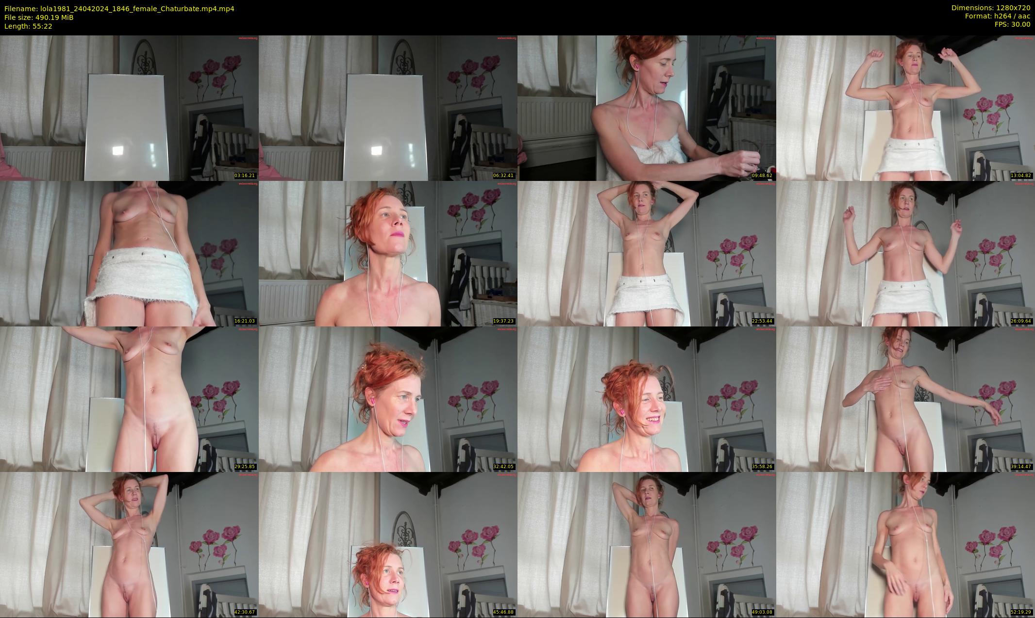 lola1981 — 56 minute Chaturbate female cam show recording, 720p, Apr 24, 2024