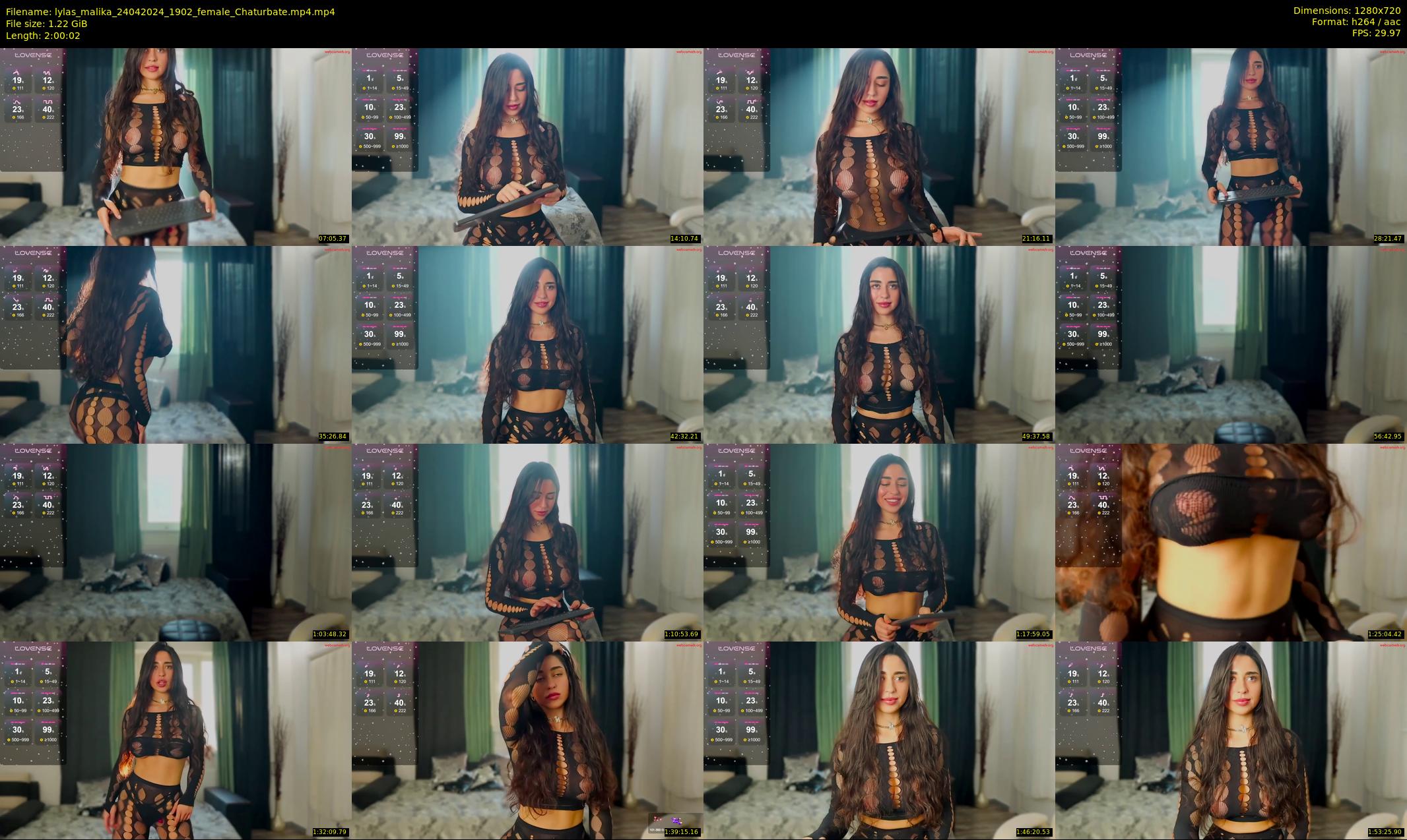 lylas_malika — 121 minute Chaturbate female cam show recording, 720p, Apr 24, 2024