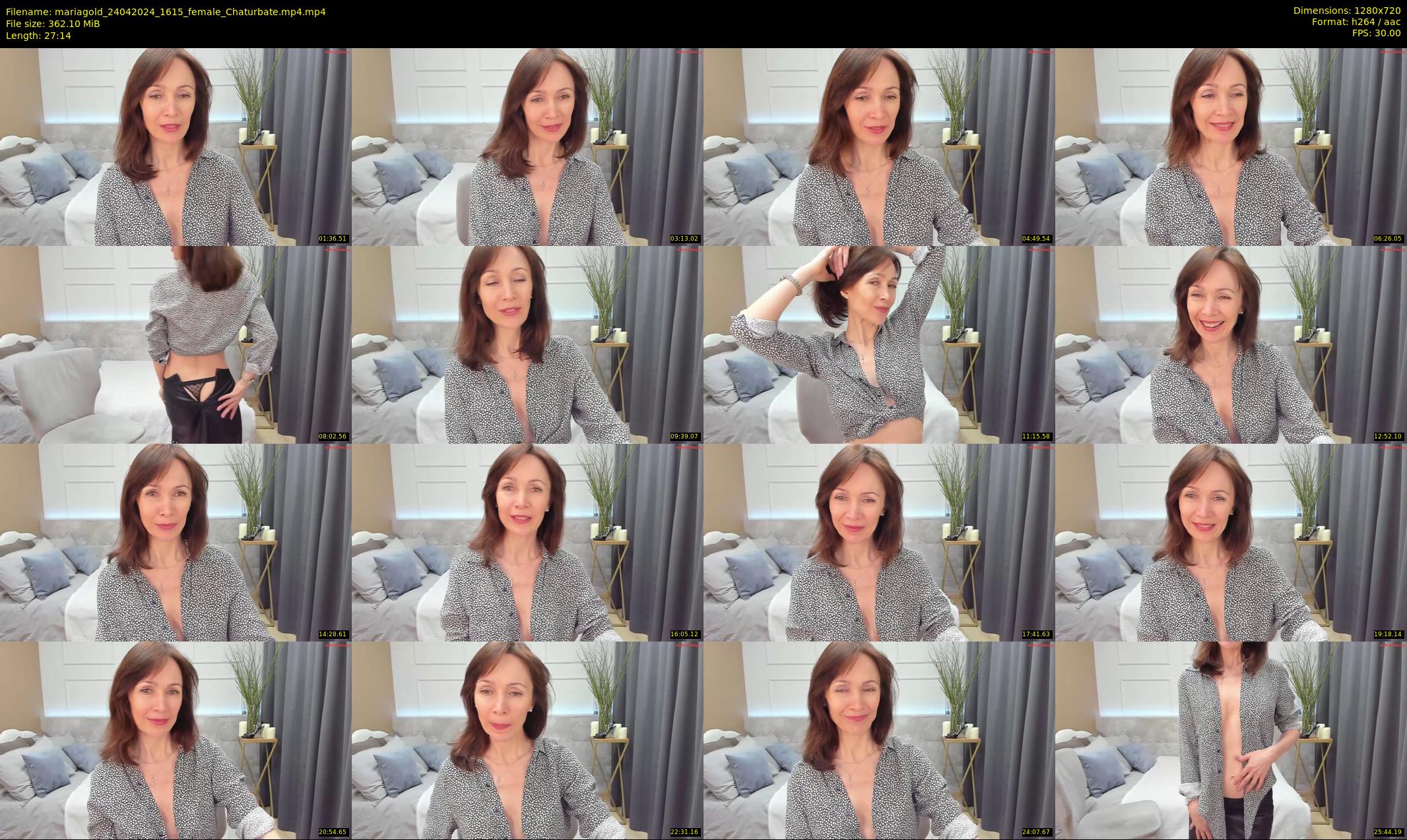 mariagold — 28 minute Chaturbate female cam show recording, 720p, Apr 24, 2024
