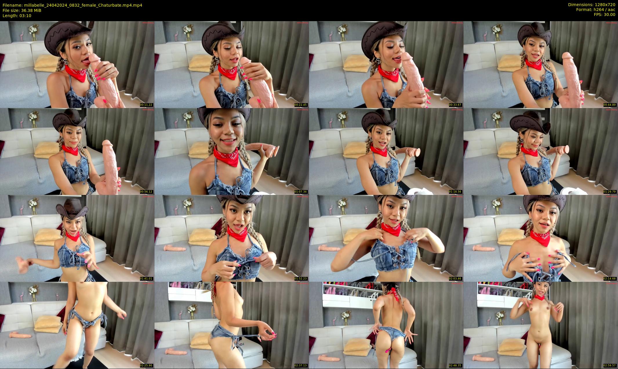 millabelle — 4 minute Chaturbate female cam show recording, 720p, Apr 24, 2024