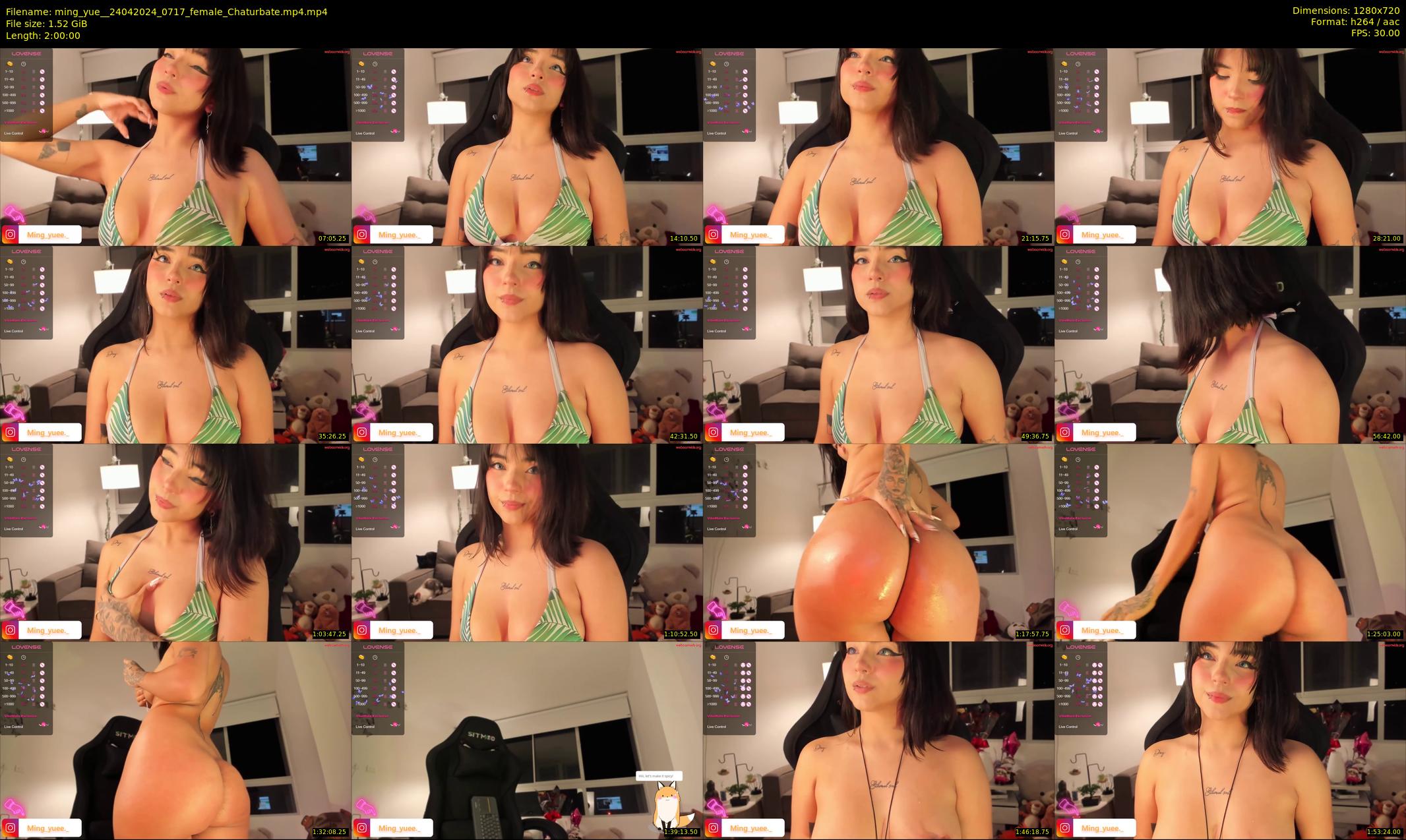ming_yue_ — 120 minute Chaturbate female cam show recording, 720p, Apr 24, 2024