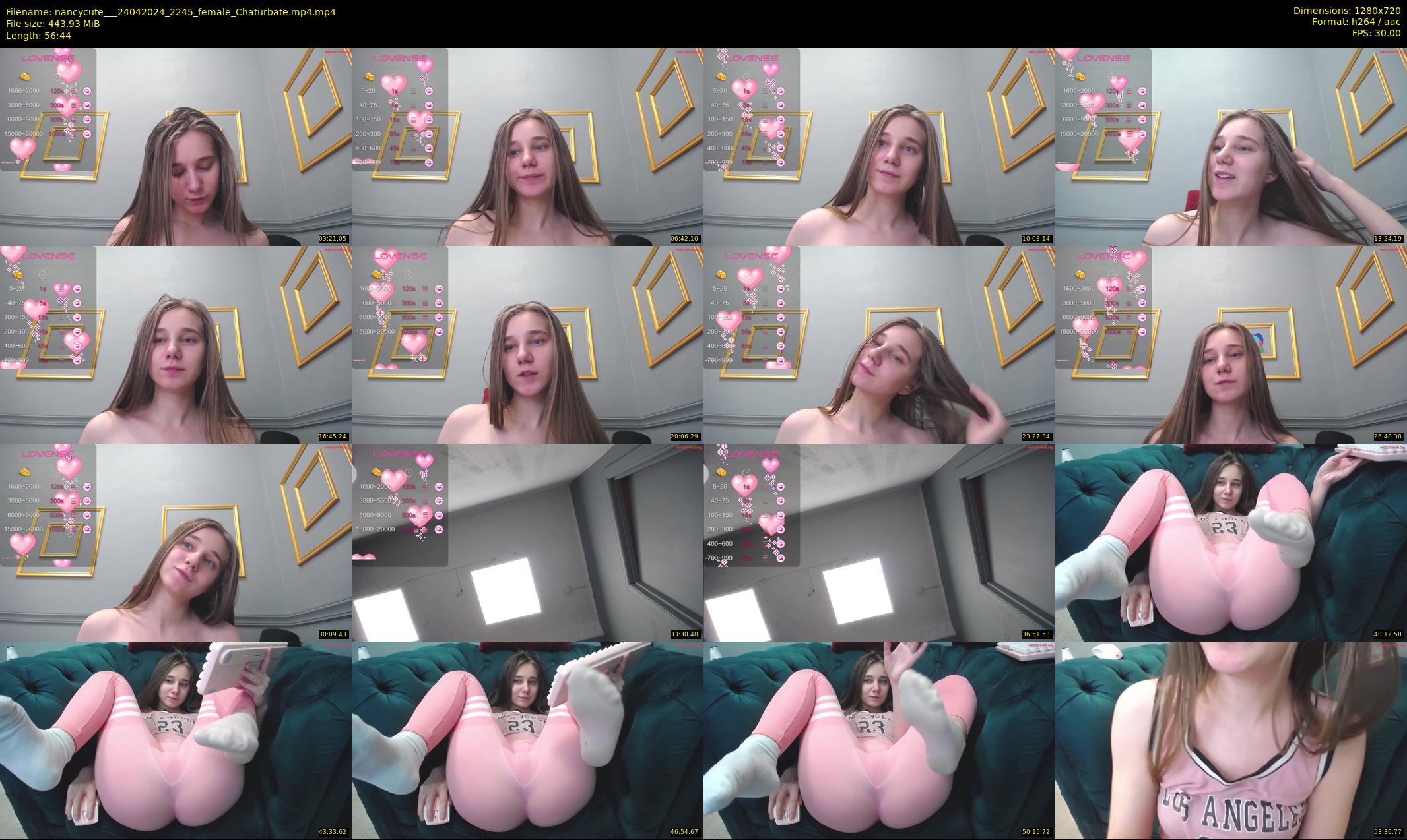 nancycute__ — 57 minute Chaturbate female cam show recording, 720p, Apr 24, 2024