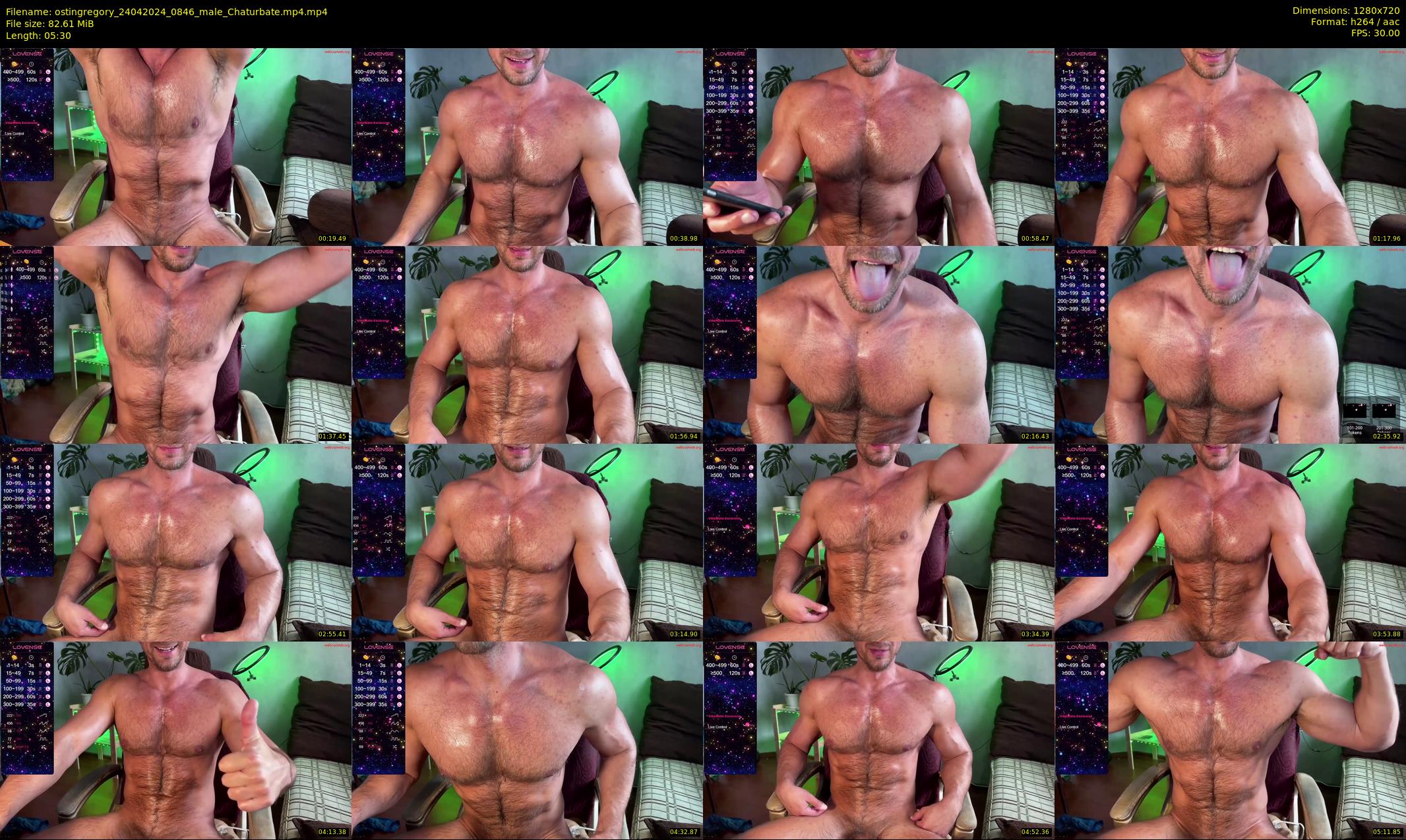 ostingregory — 6 minute Chaturbate male cam show recording, 720p, Apr 24, 2024