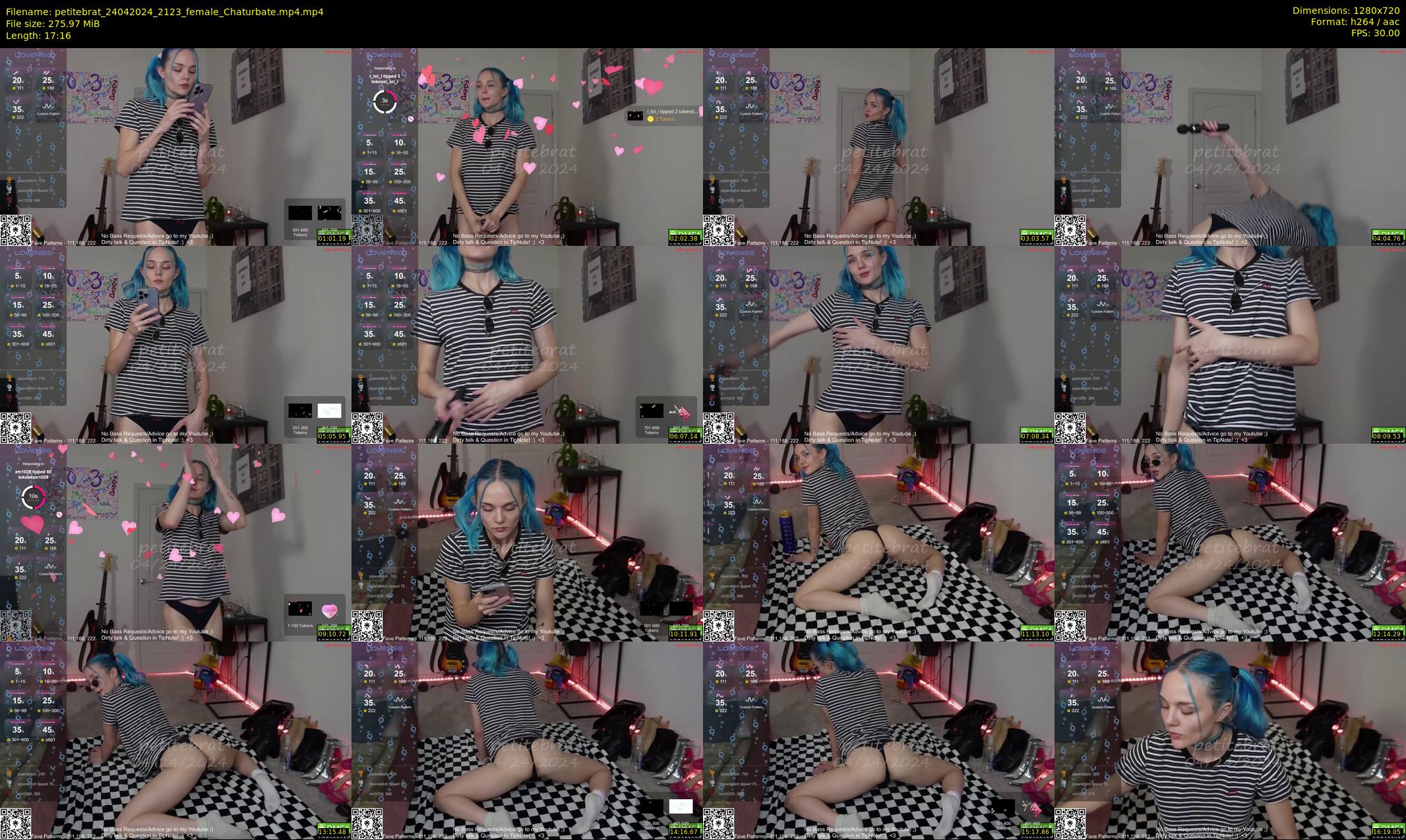 petitebrat — 18 minute Chaturbate female cam show recording, 720p, Apr 24, 2024