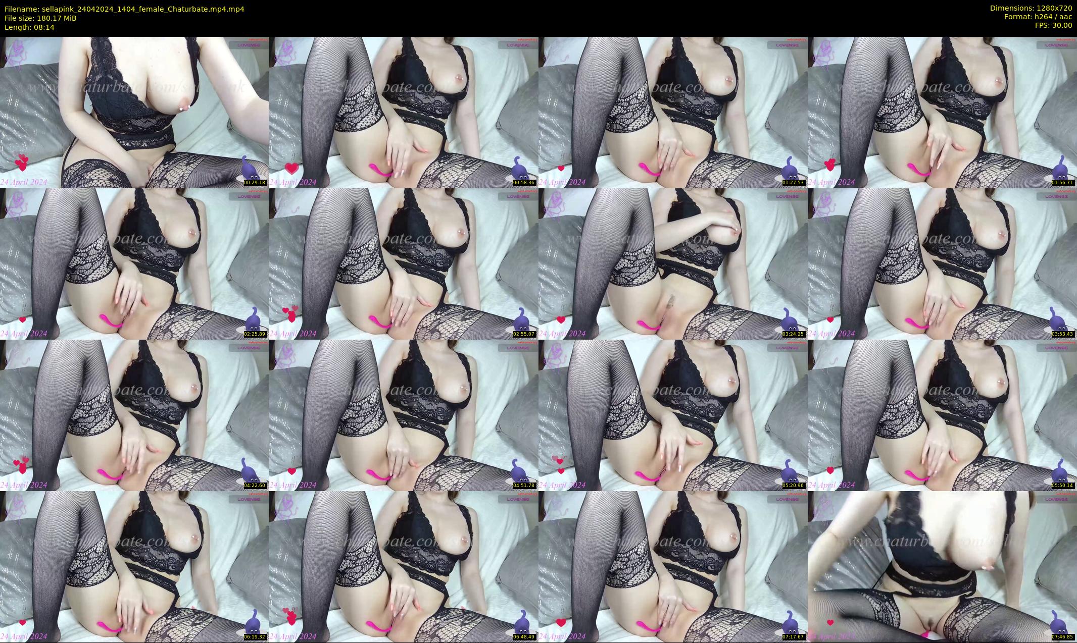 sellapink — 9 minute Chaturbate female cam show recording, 720p, Apr 24, 2024