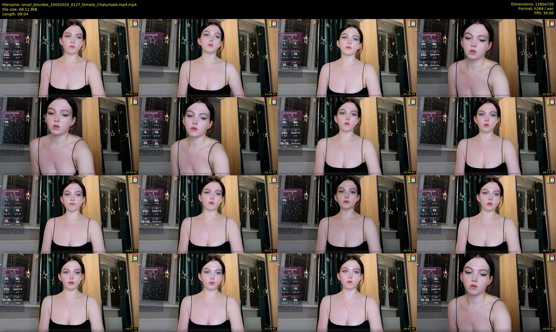 small_blondee — 10 minute Chaturbate female cam show recording, 720p, Apr 25, 2024