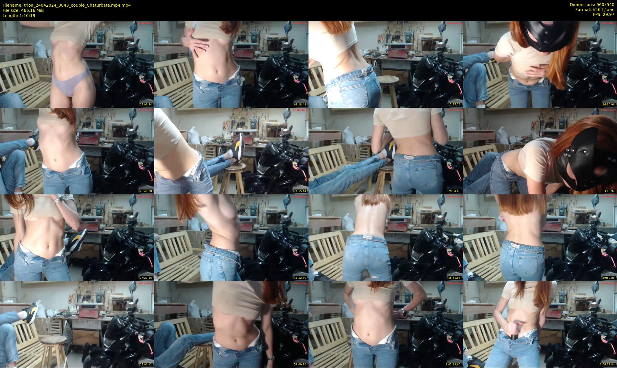 trioa — 71 minute Chaturbate couple cam show recording, 480p, Apr 24, 2024