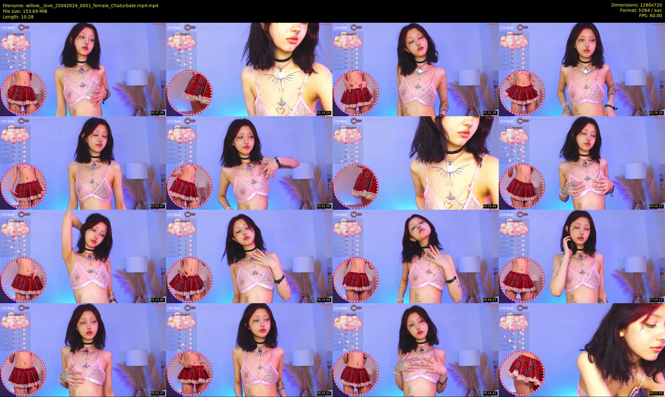 willow__love — 11 minute Chaturbate female cam show recording, 720p, Apr 25, 2024