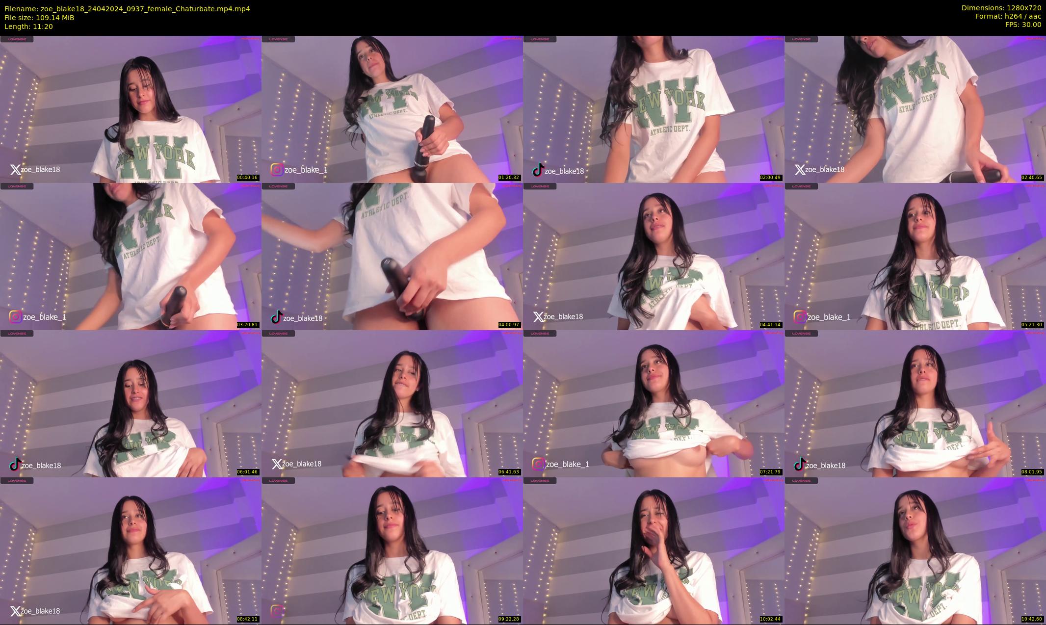 zoe_blake18 — 12 minute Chaturbate female cam show recording, 720p, Apr 24, 2024