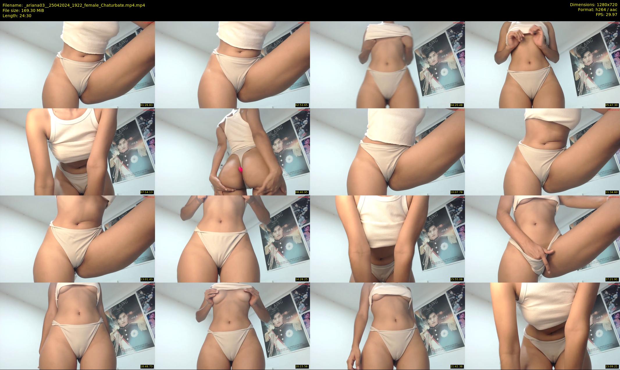 _ariana03_ — 25 minute Chaturbate female cam show recording, 720p, Apr 25, 2024