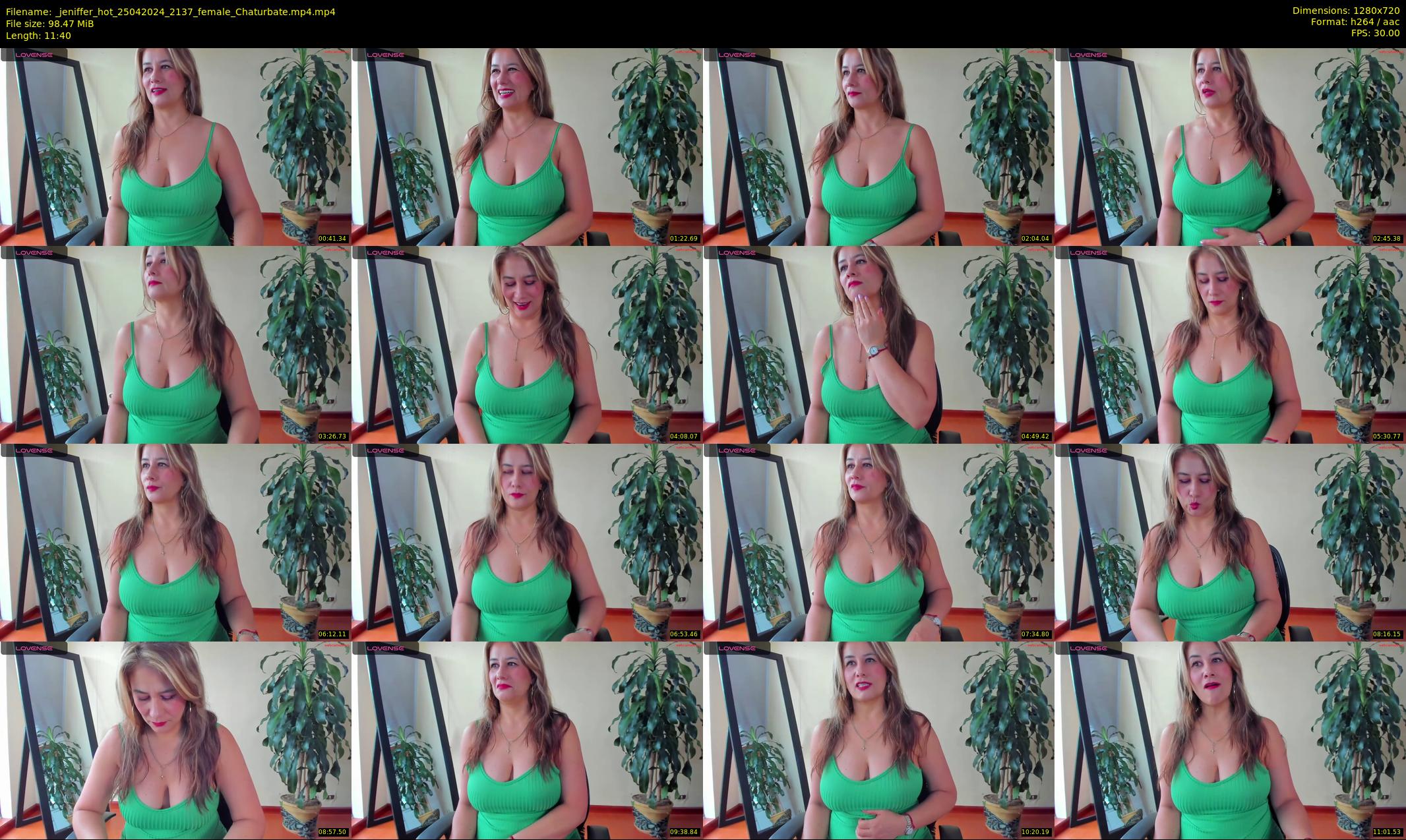 _jeniffer_hot — 12 minute Chaturbate female cam show recording, 720p, Apr 25, 2024