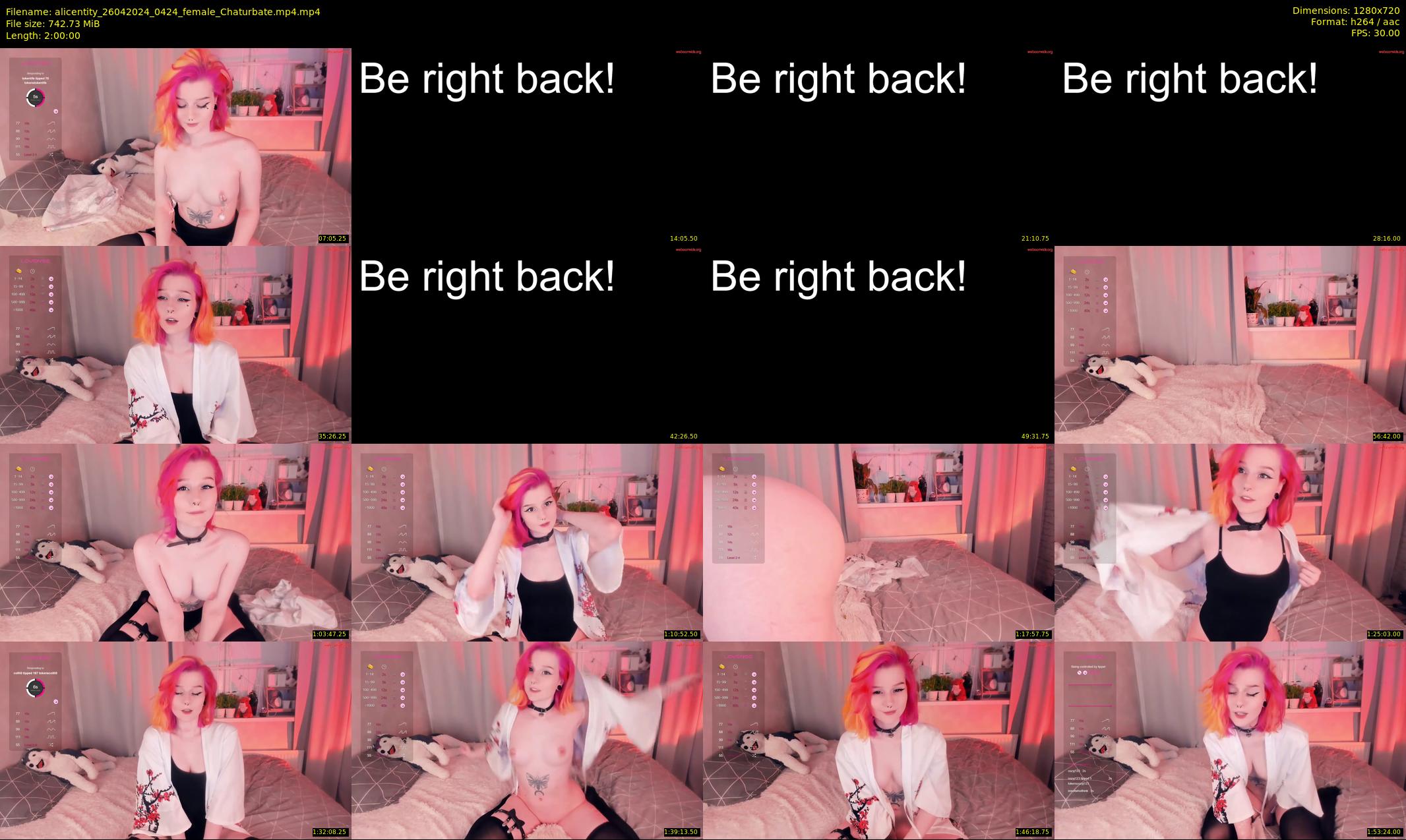 alicentity — 120 minute Chaturbate female cam show recording, 720p, Apr 26, 2024