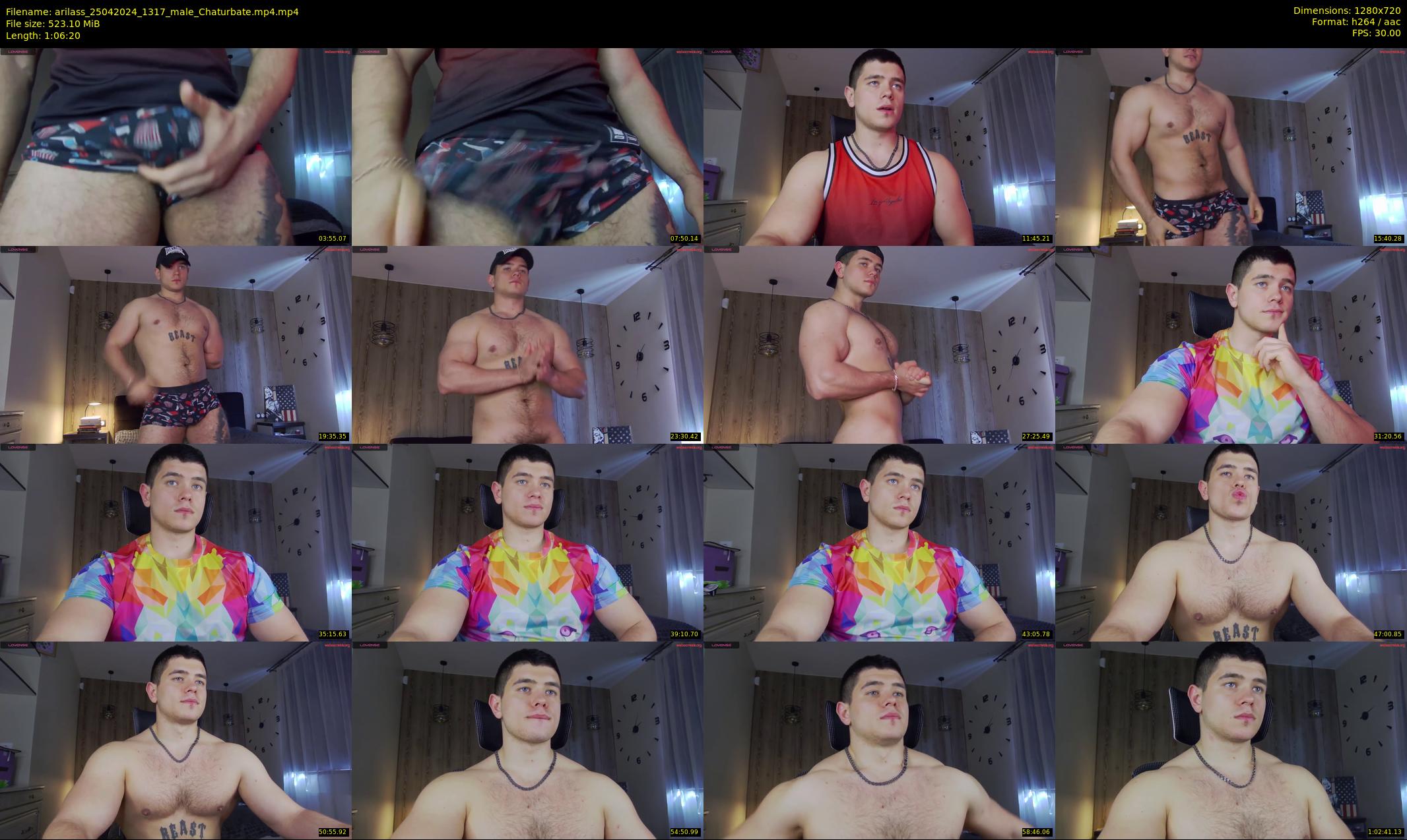 arilass — 67 minute Chaturbate male cam show recording, 720p, Apr 25, 2024