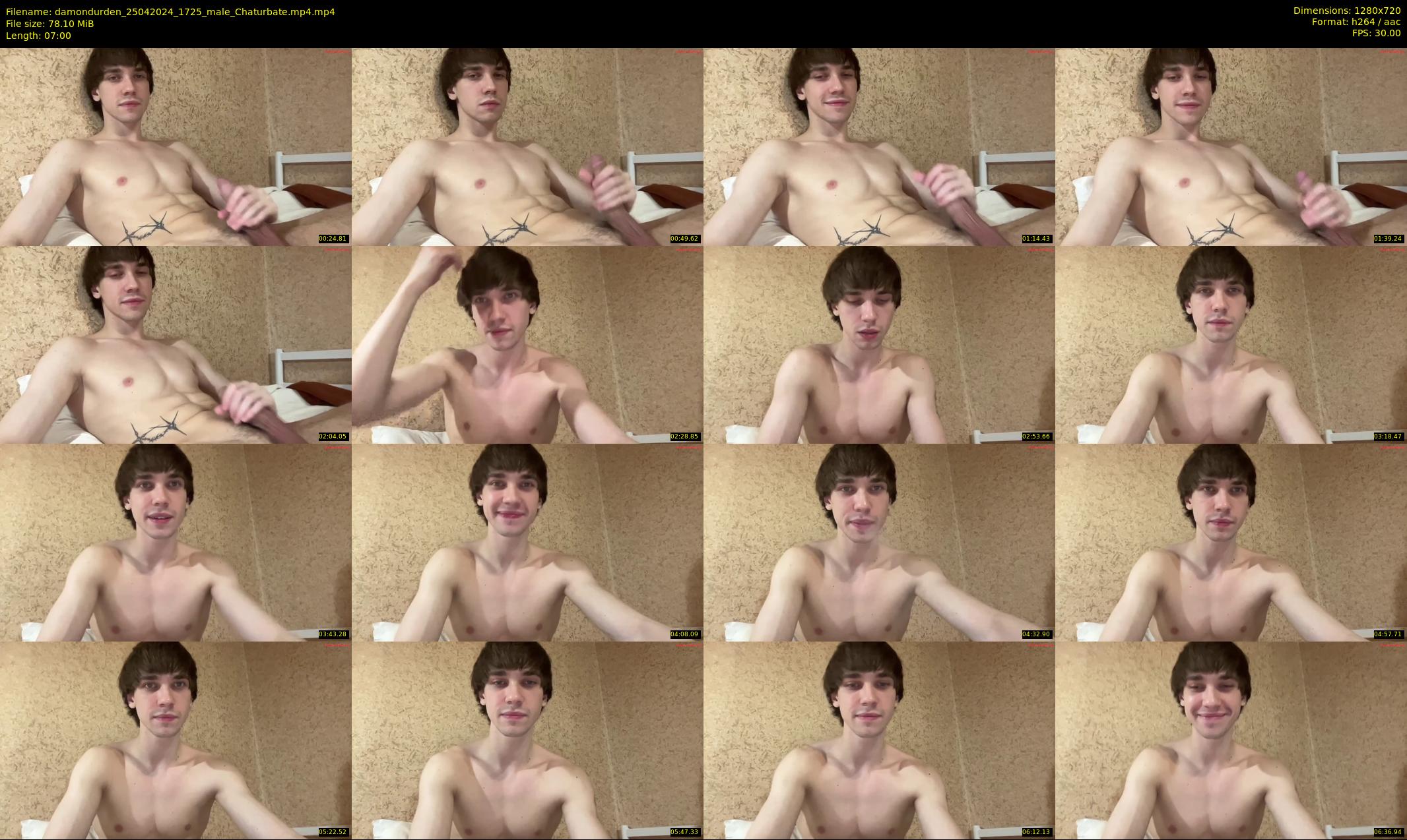 damondurden — 7 minute Chaturbate male cam show recording, 720p, Apr 25, 2024