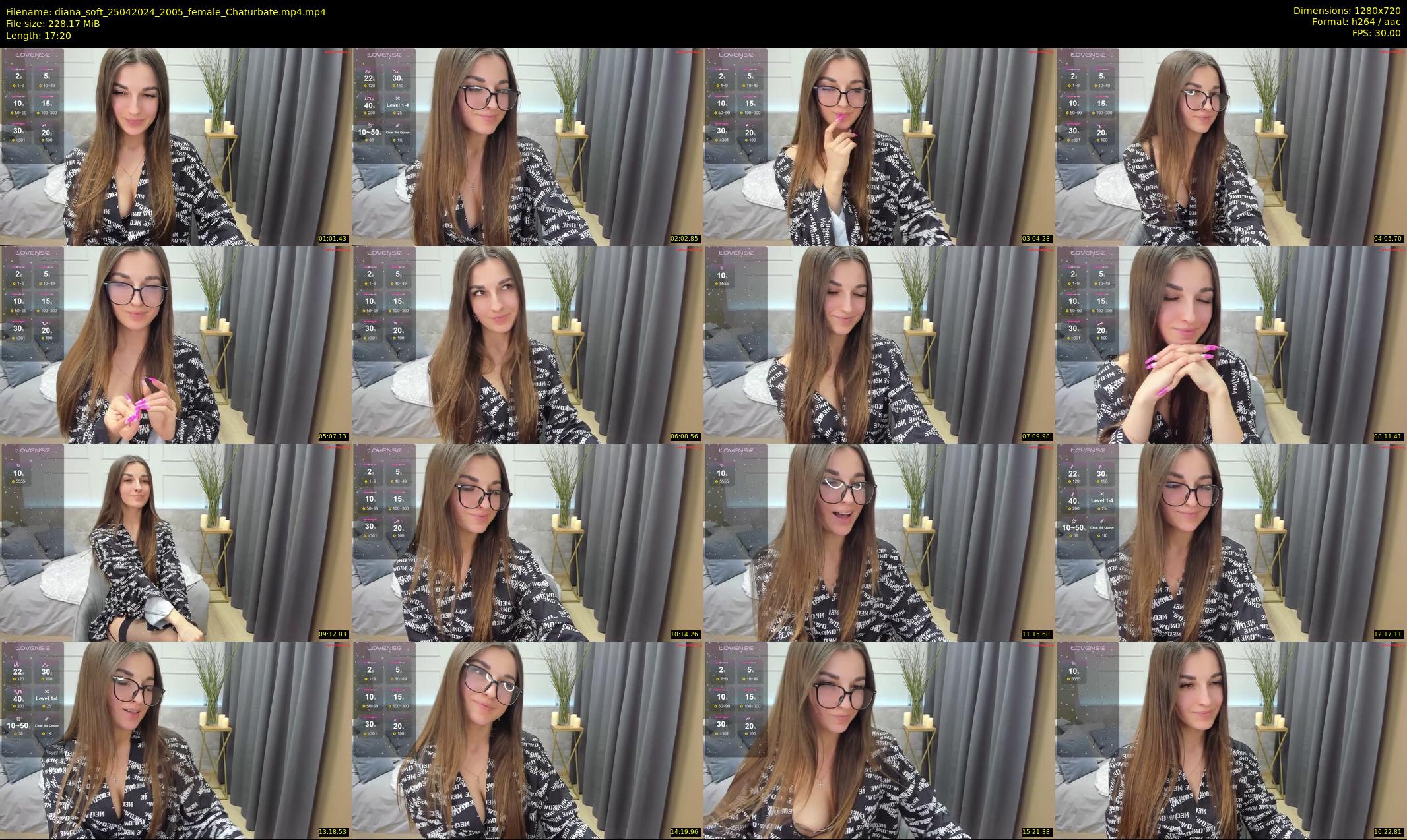 diana_soft — 18 minute Chaturbate female cam show recording, 720p, Apr 25, 2024