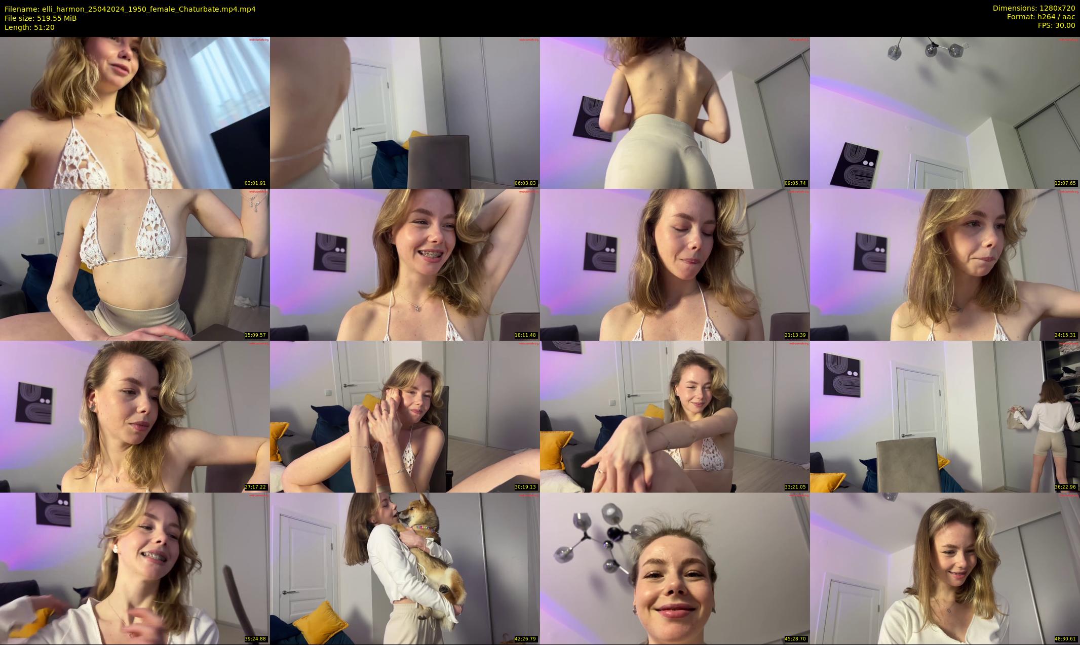 elli_harmon — 52 minute Chaturbate female cam show recording, 720p, Apr 25, 2024