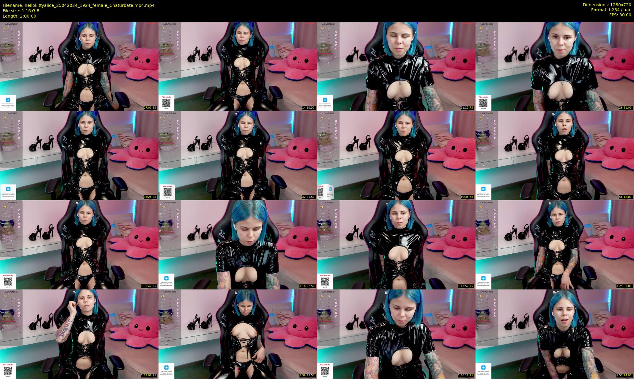 hellokittyalice — 120 minute Chaturbate female cam show recording, 720p, Apr 25, 2024