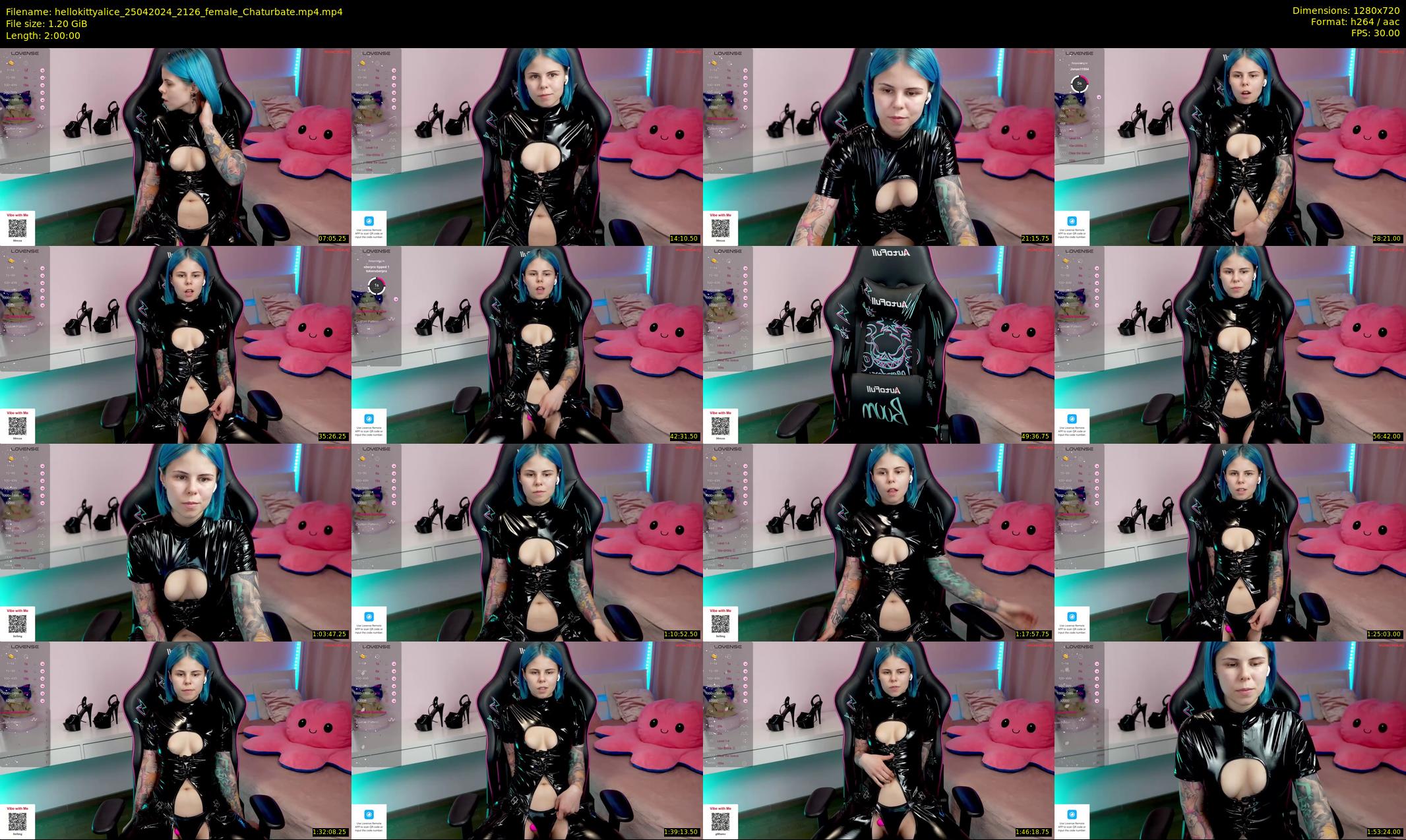 hellokittyalice — 120 minute Chaturbate female cam show recording, 720p, Apr 25, 2024