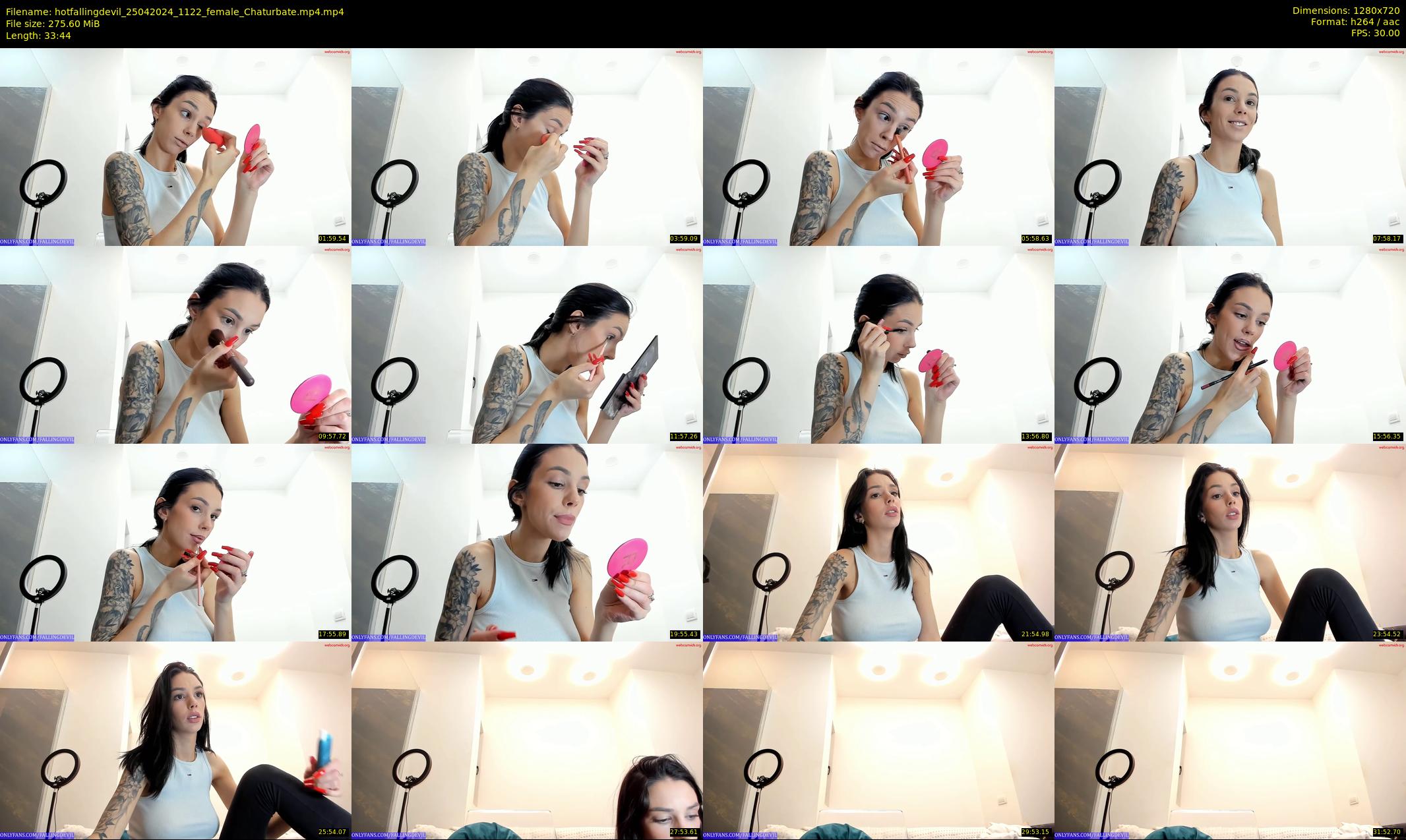 hotfallingdevil — 34 minute Chaturbate female cam show recording, 720p, Apr 25, 2024