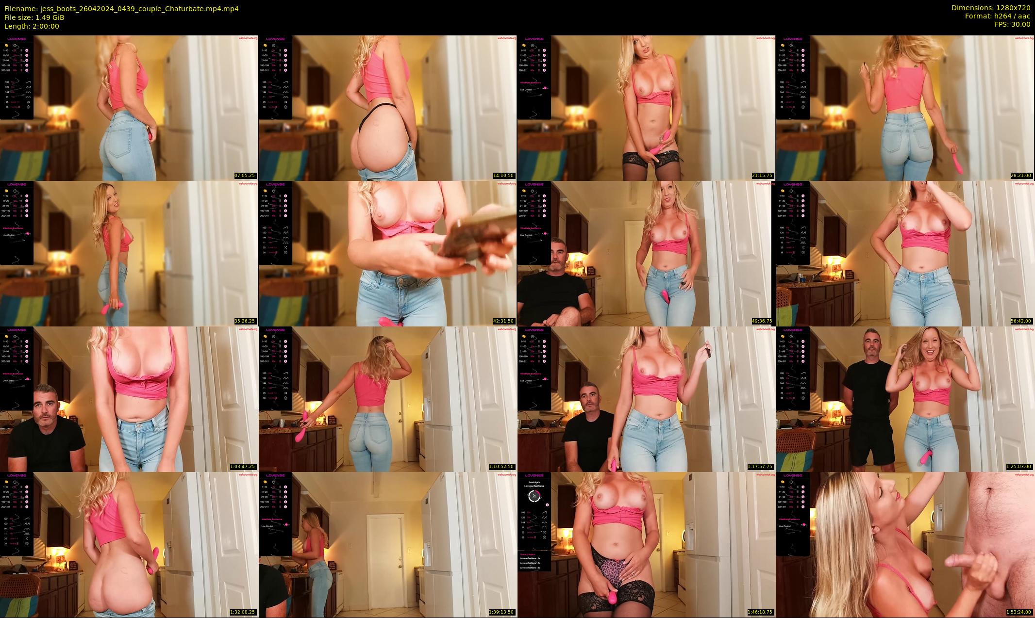 jess_boots — 120 minute Chaturbate female cam show recording, 720p, Apr 26, 2024